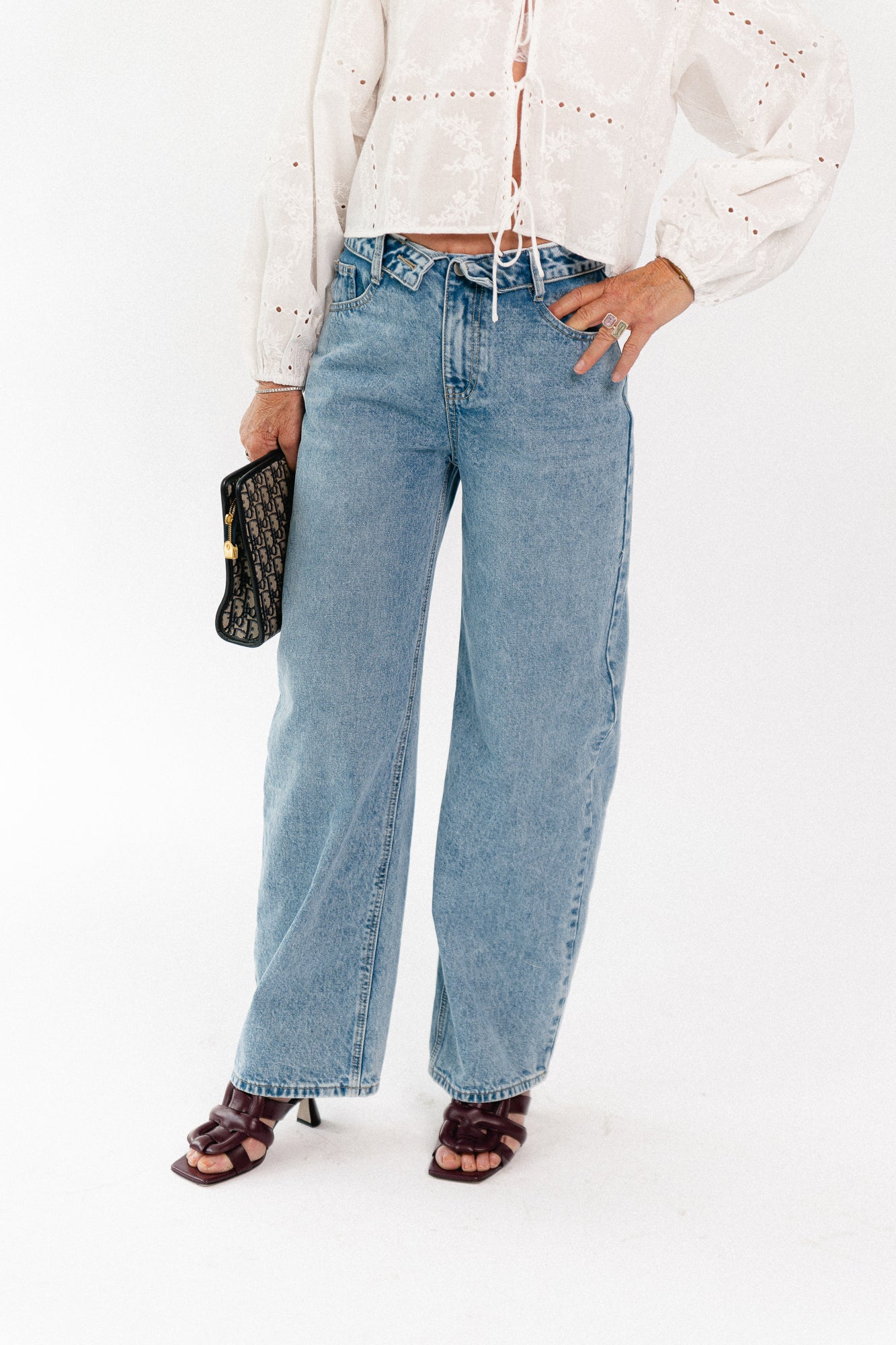 Cato wide leg jeans blue