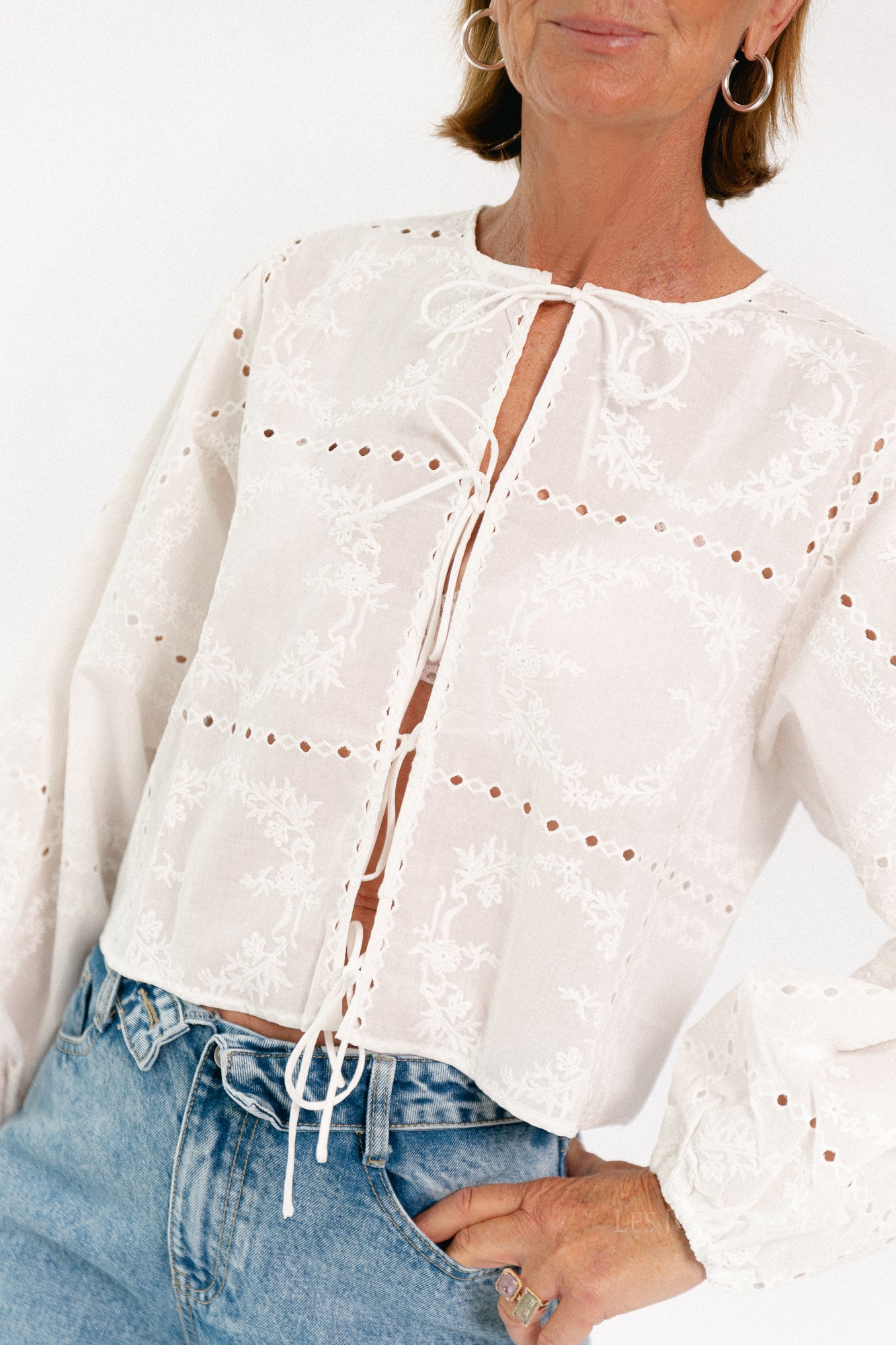Lisanne blouse optic white