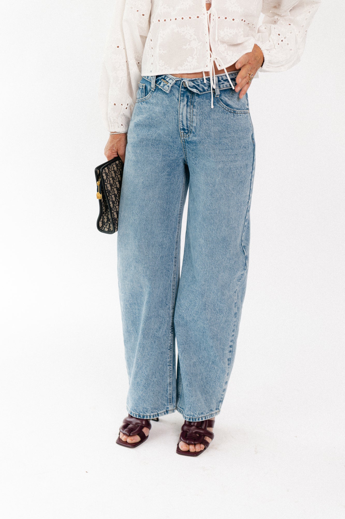Cato wide leg jeans blue