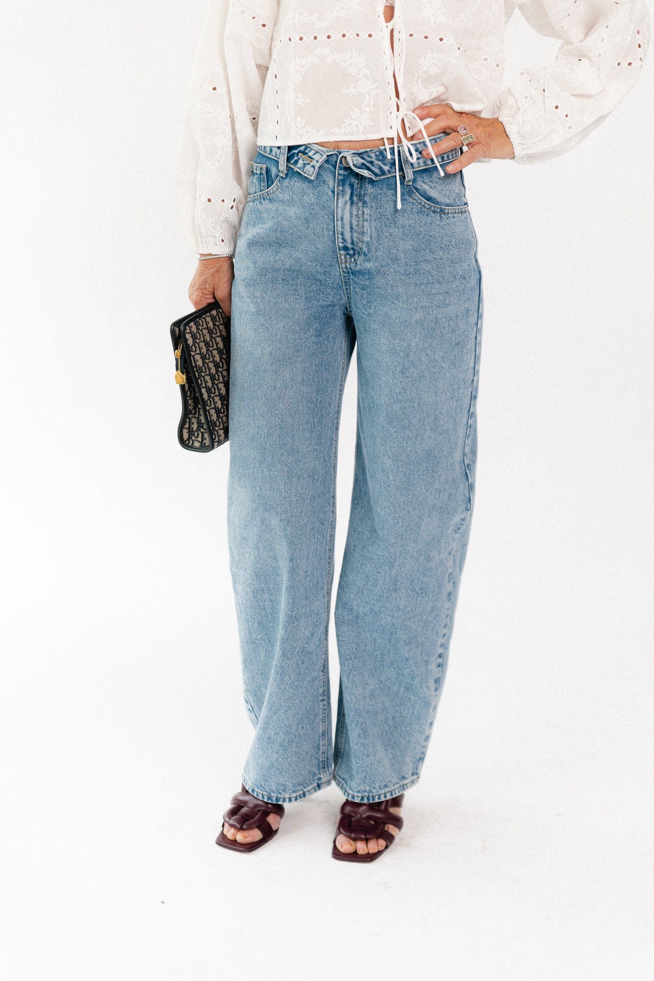 Cato wide leg jeans blue