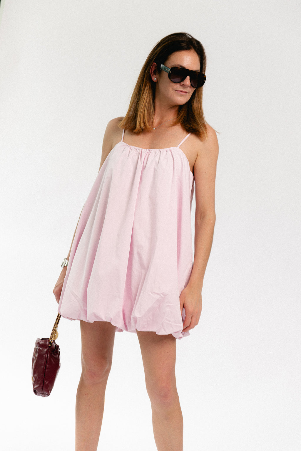 Fray dress lilac snow