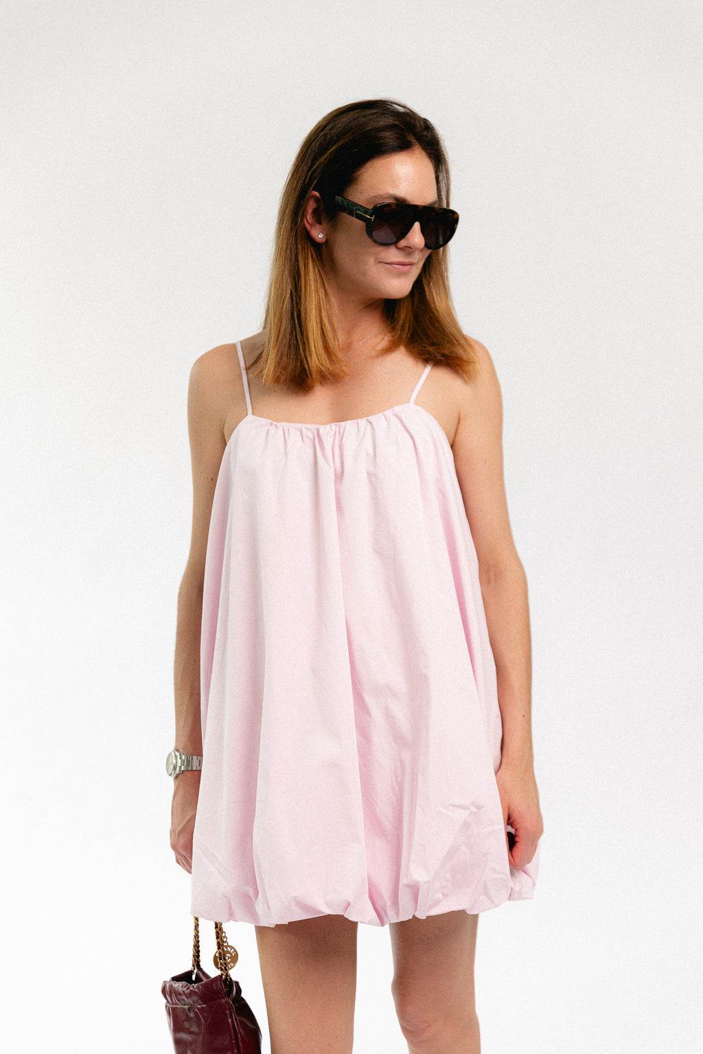 Fray dress lilac snow