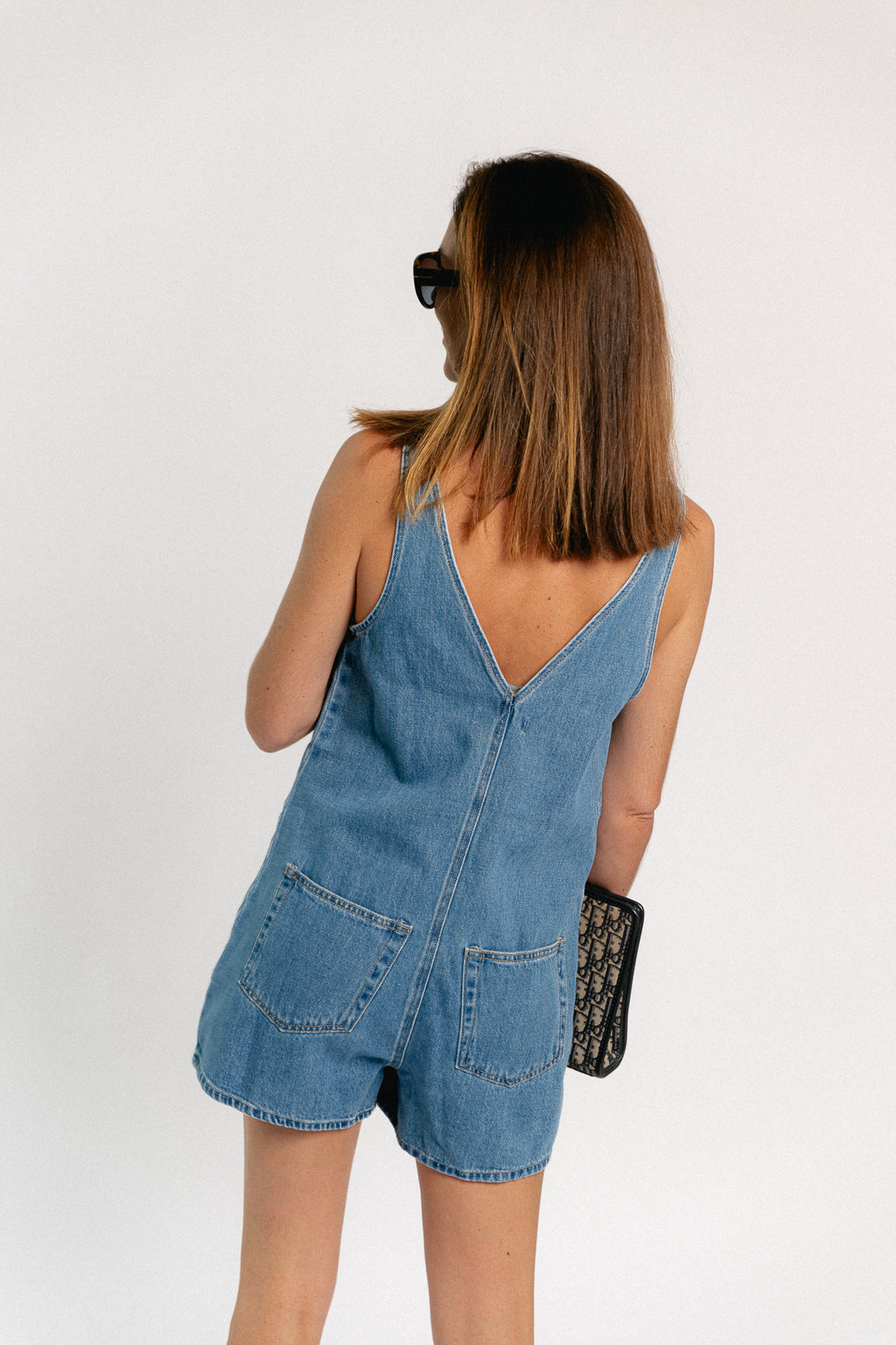 Noel playsuit mid blue
