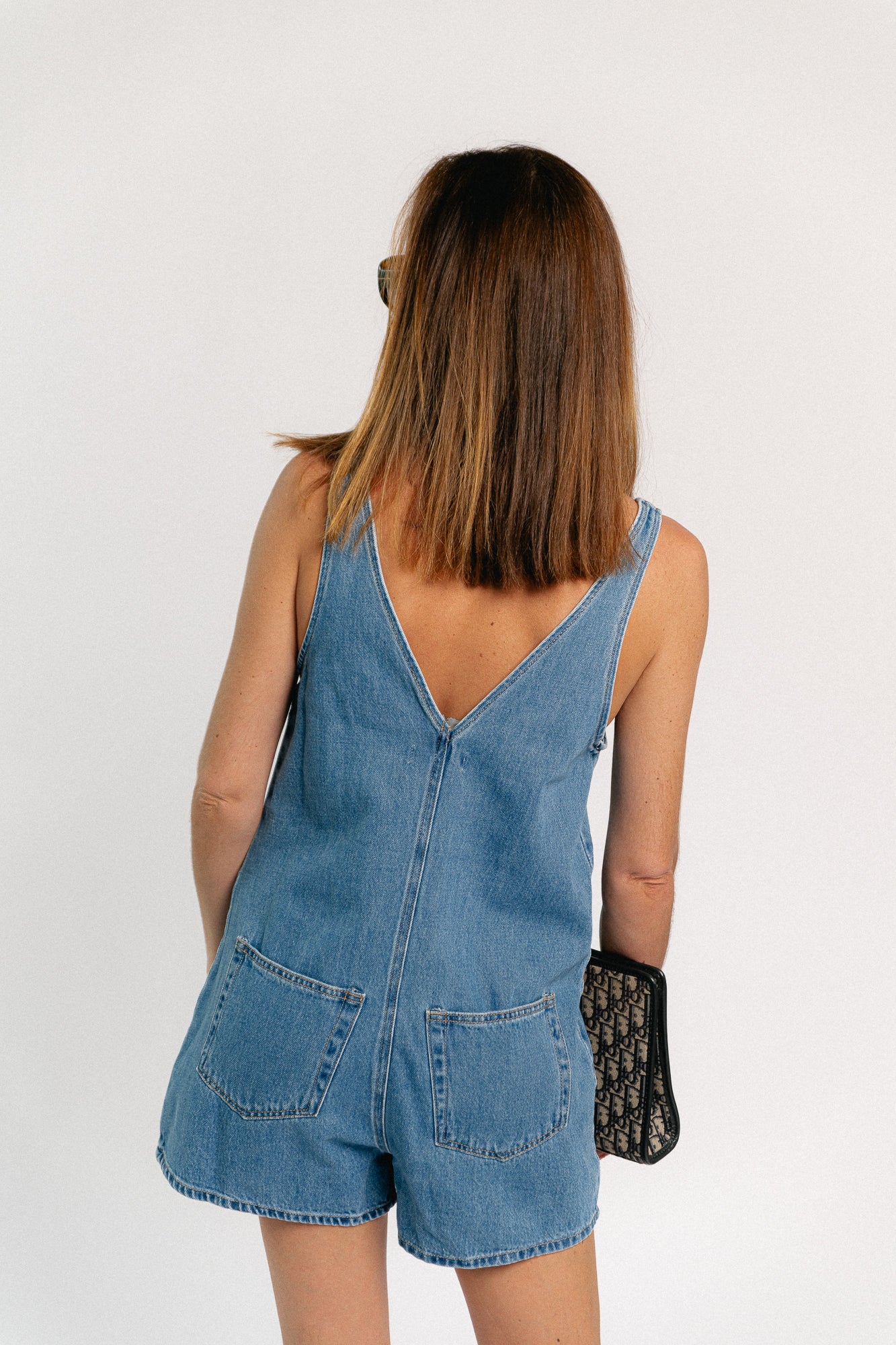 Noel playsuit mid blue