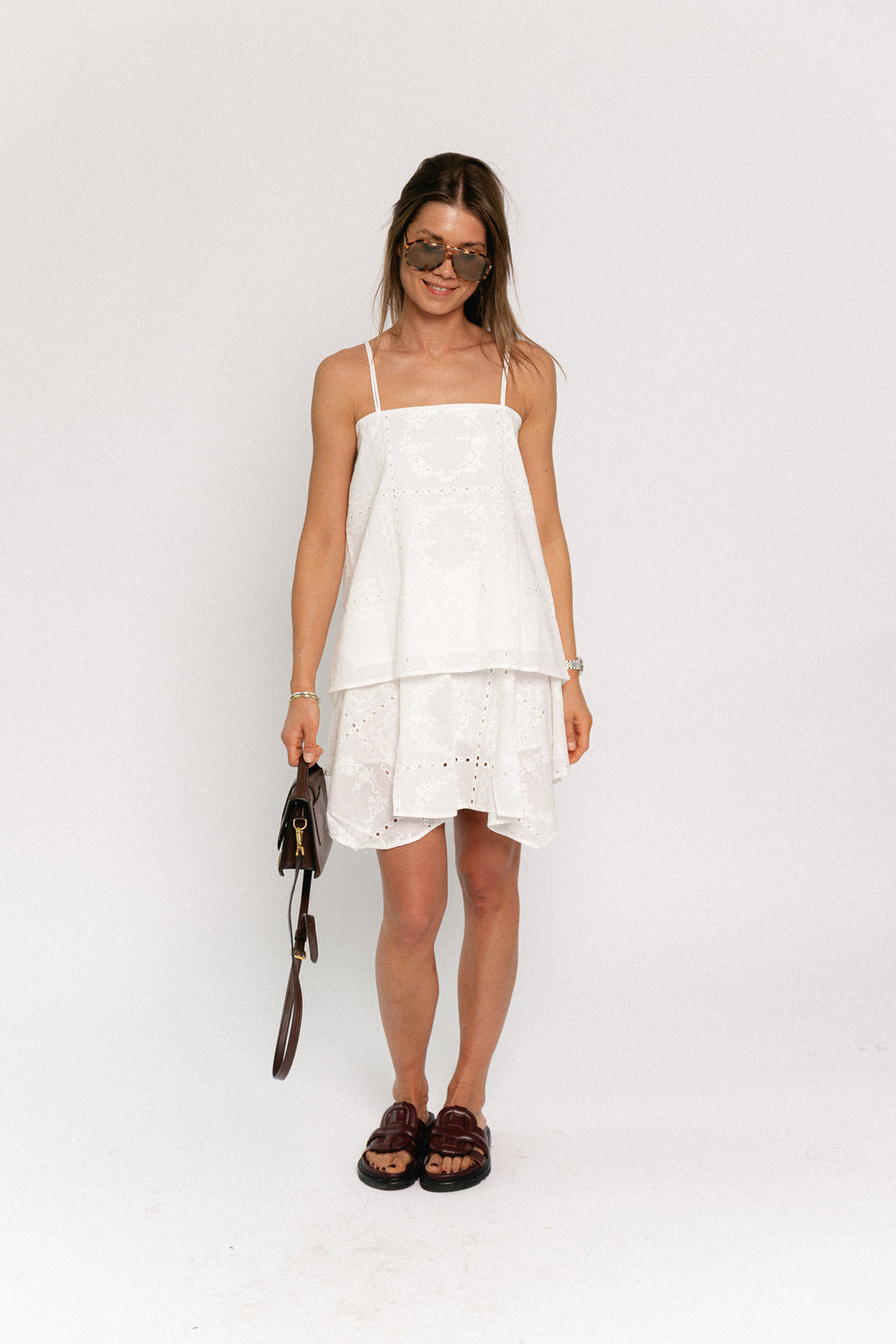 Rumi skirt optic white