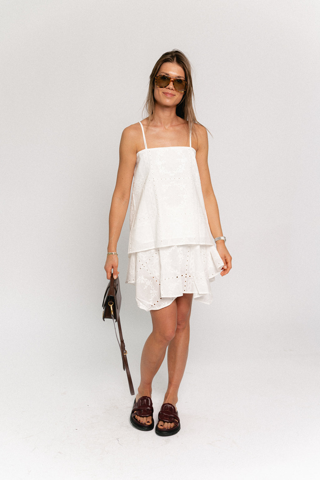 Rumi skirt optic white
