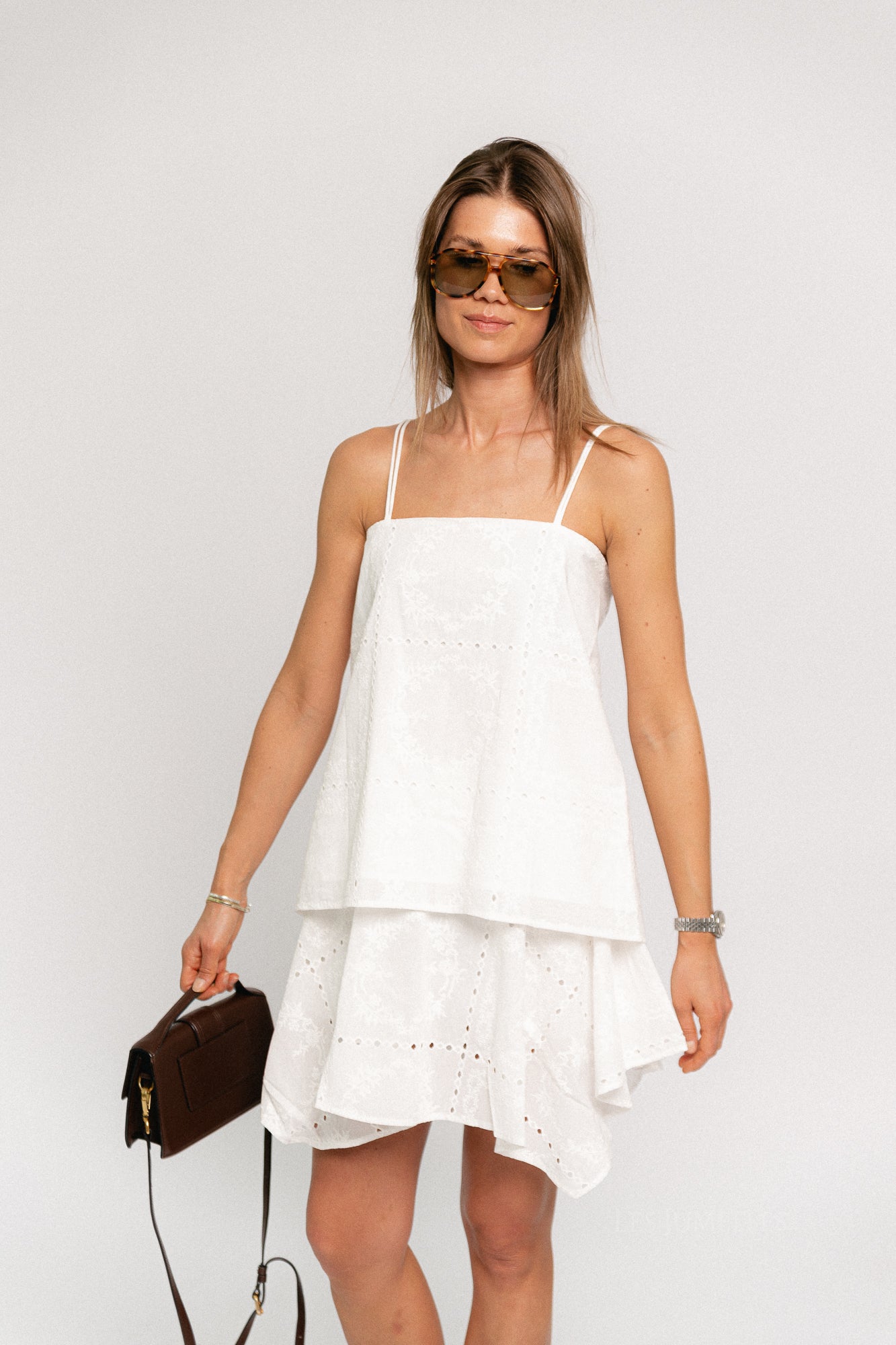 Rumi skirt optic white