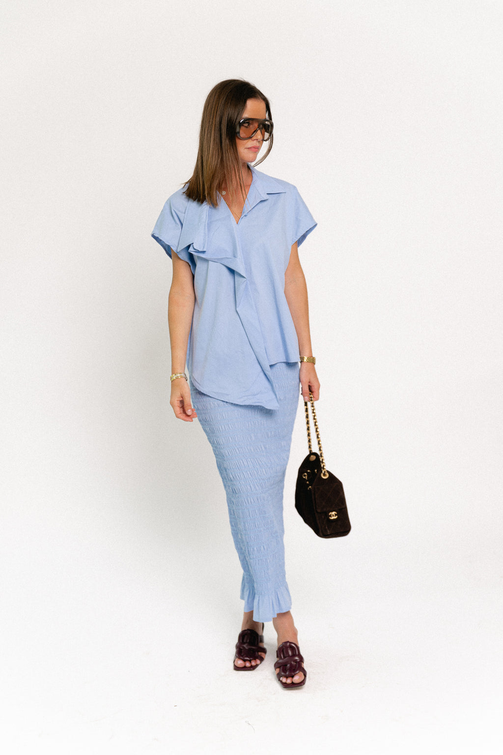 Mona SS shirt blue