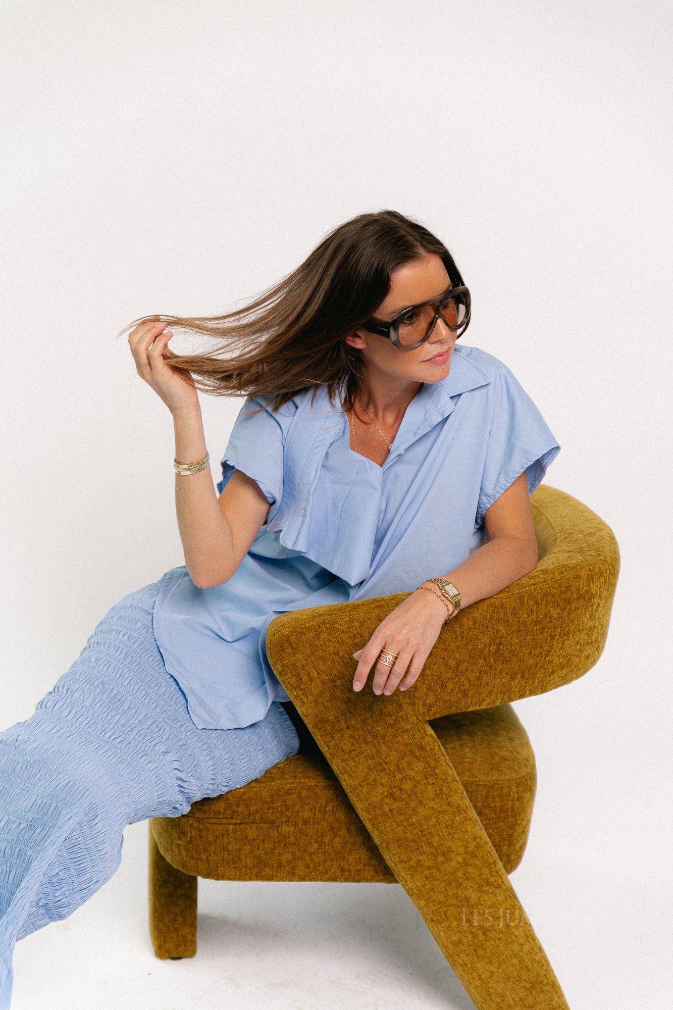 Mona SS shirt blue