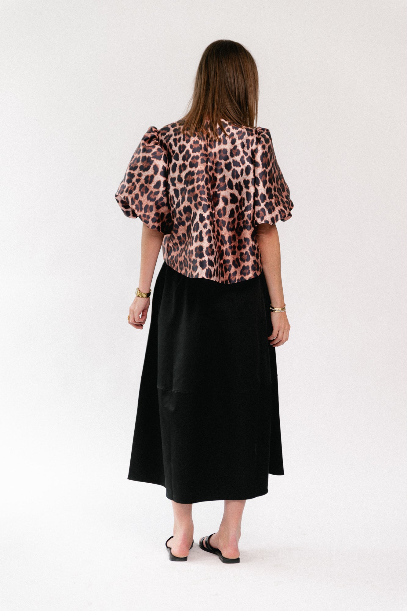 Charlotte blouse leopard