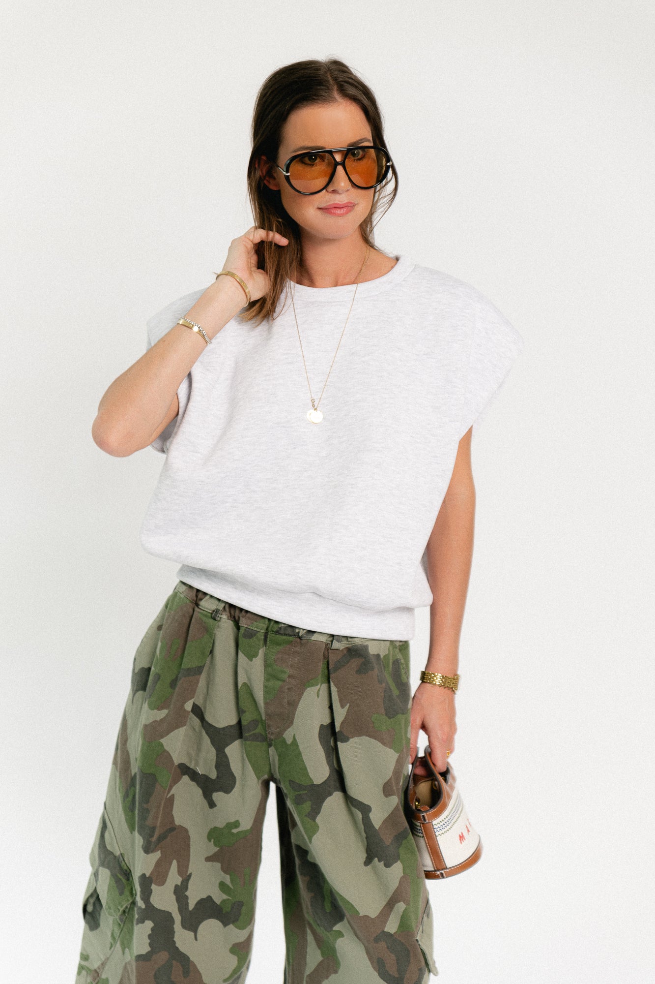 Skylar SL sweater light grey melange