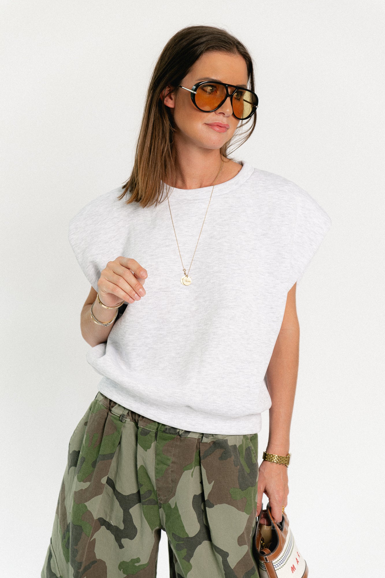 Skylar SL sweater light grey melange