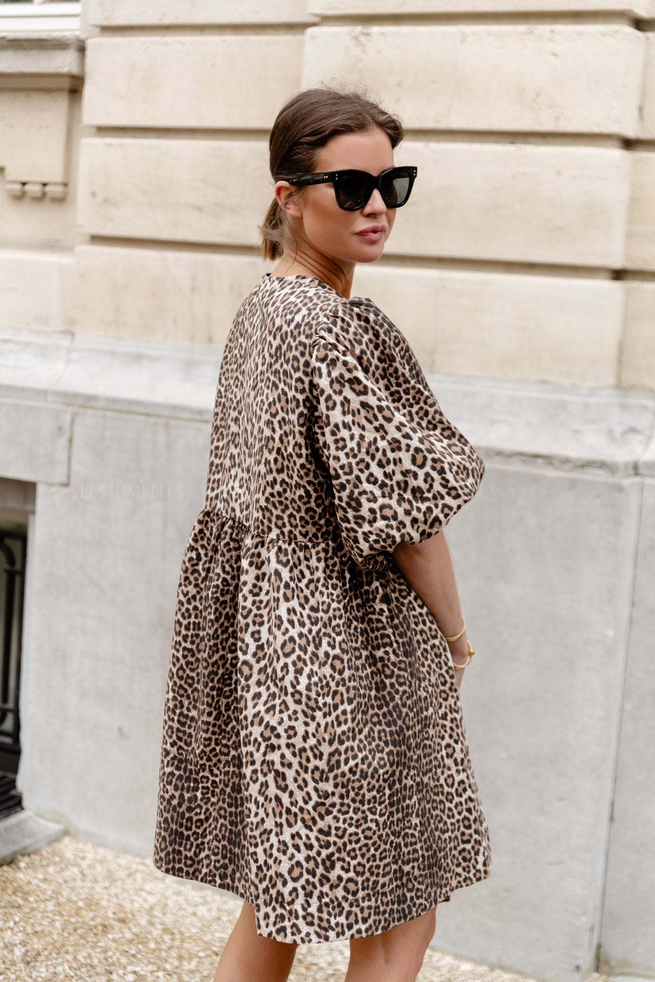 Simone leopard jurk