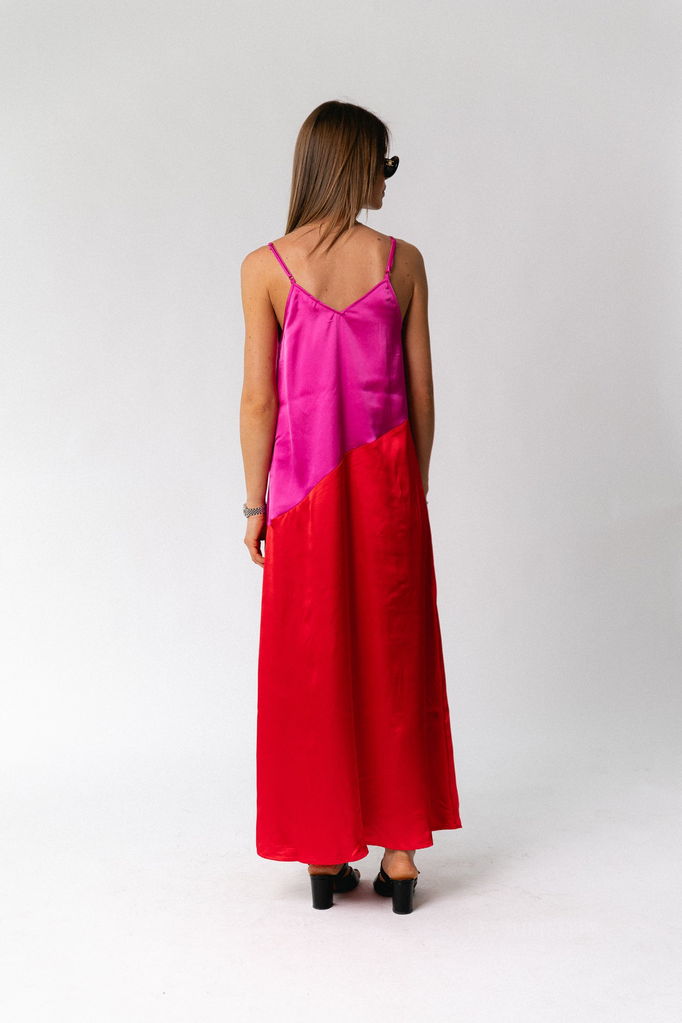 VIAvelina singlet ankle dress fiji flower/hibiscus