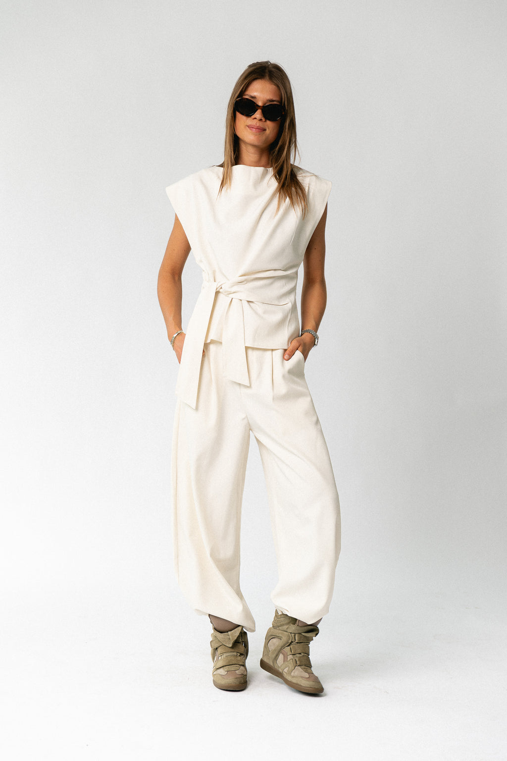 Nina pants vanilla ice