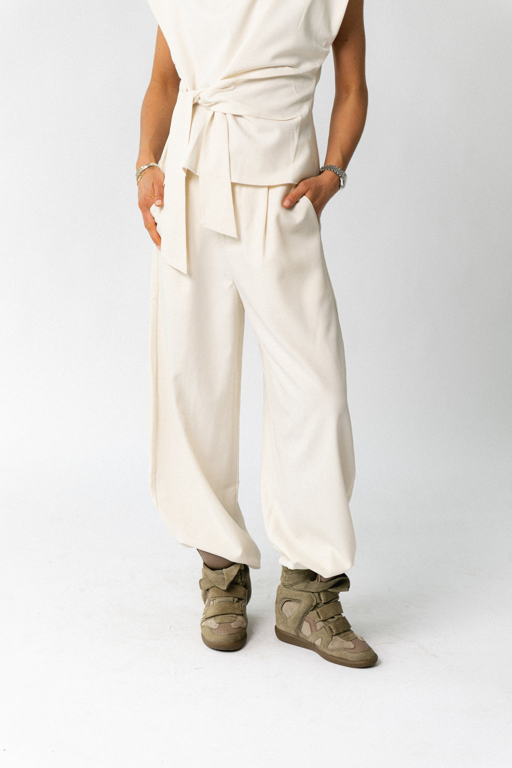 Nina pants vanilla ice