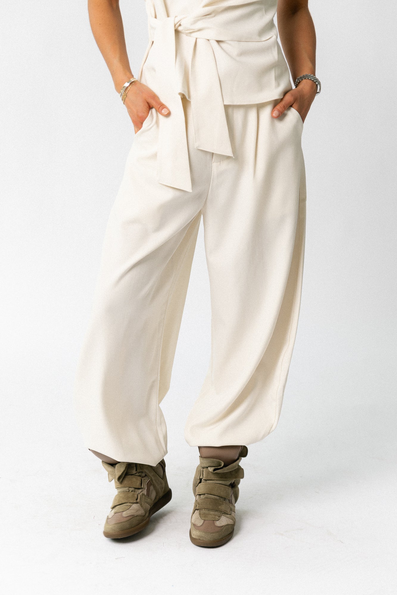Nina pants vanilla ice