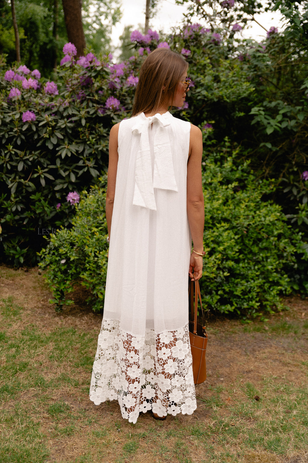 YASTwigsy SL Knöchellanges Kleid Weiß