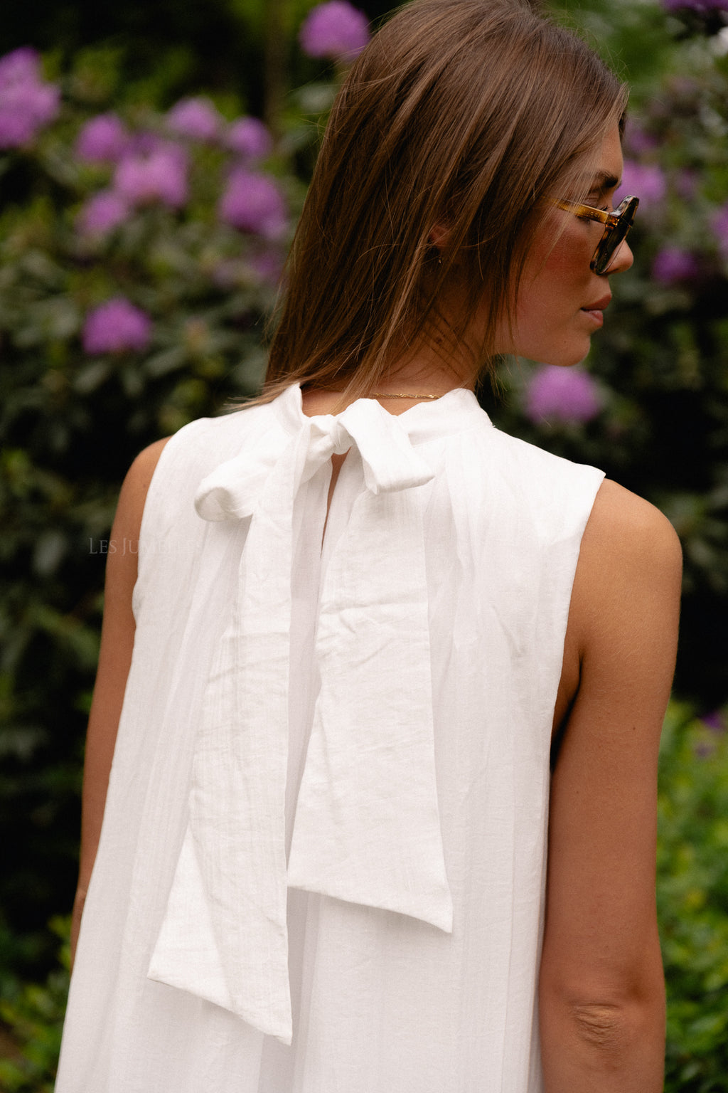 YASTwigsy SL Knöchellanges Kleid Weiß