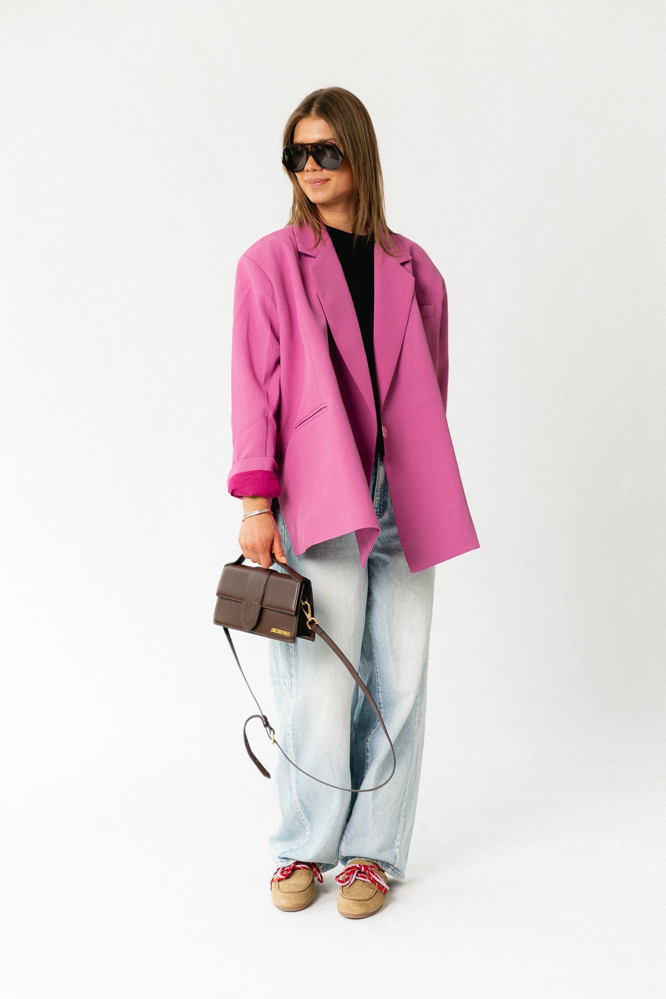 Chloe oversized blazer crocus