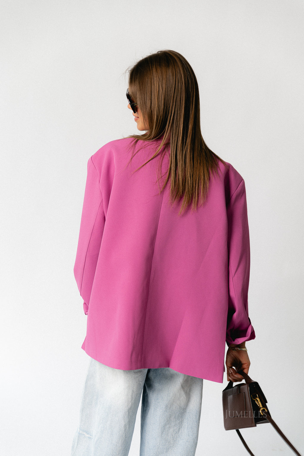 Chloe oversized blazer crocus