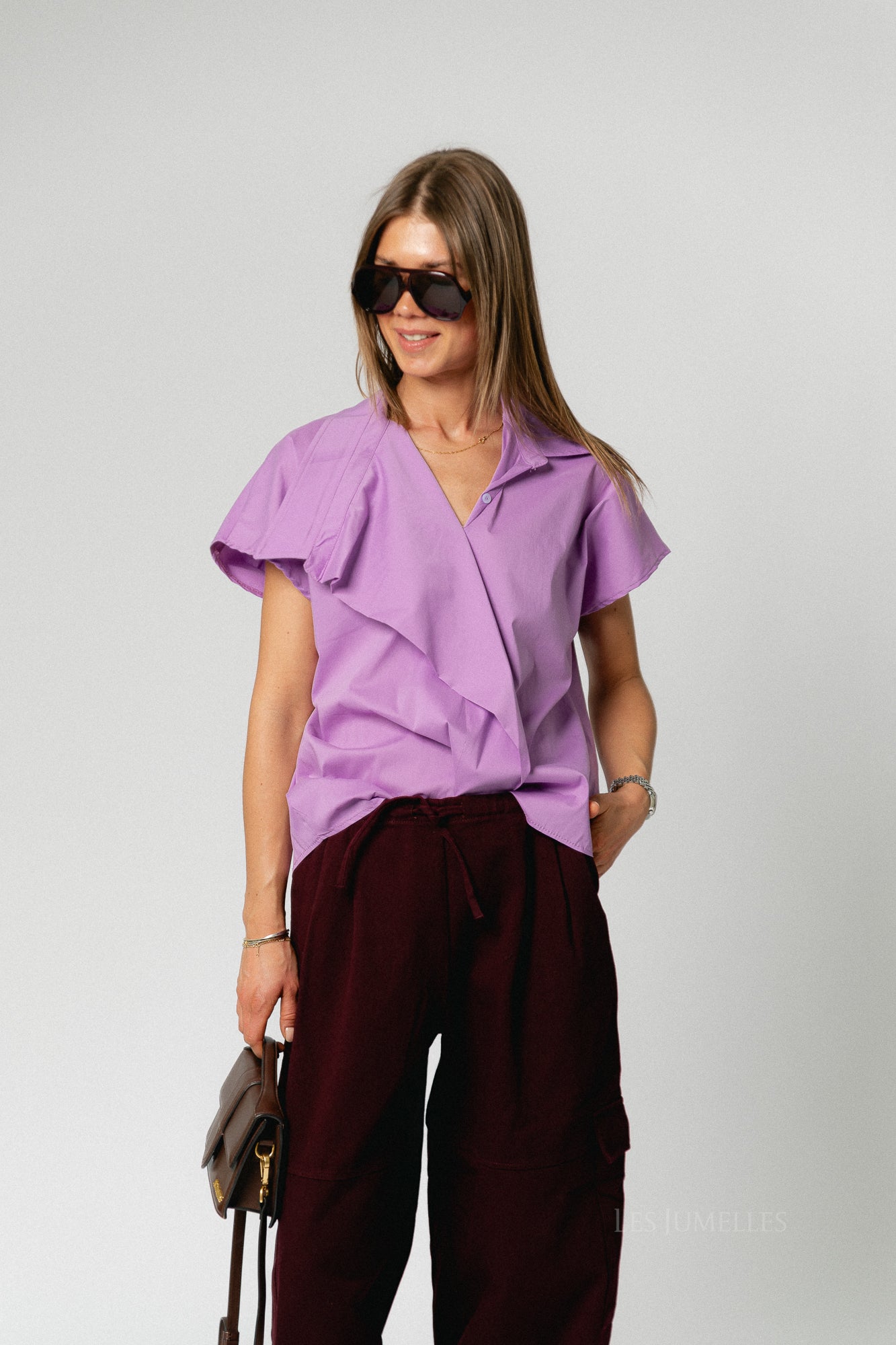 Mona SS shirt lilac