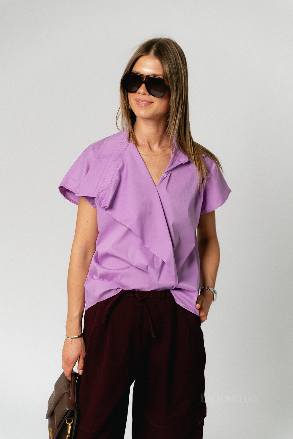 Mona SS shirt lilac