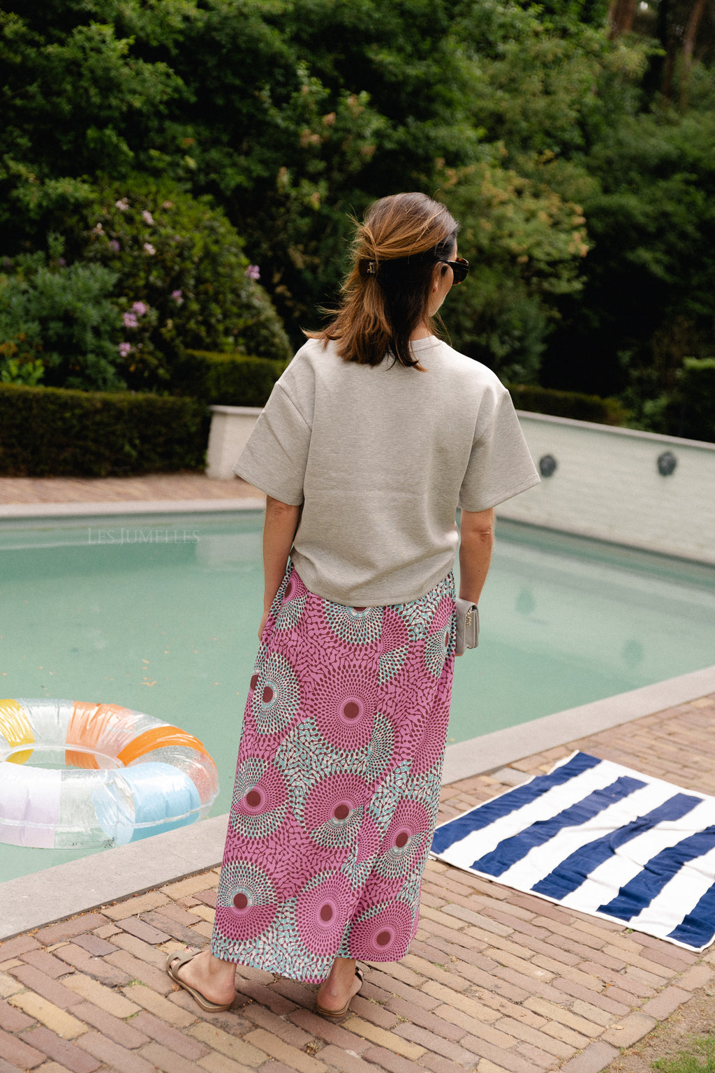 Maeve printed skirt multicolor