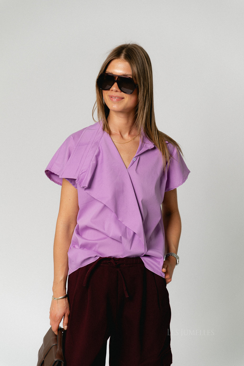 Mona SS shirt lilac