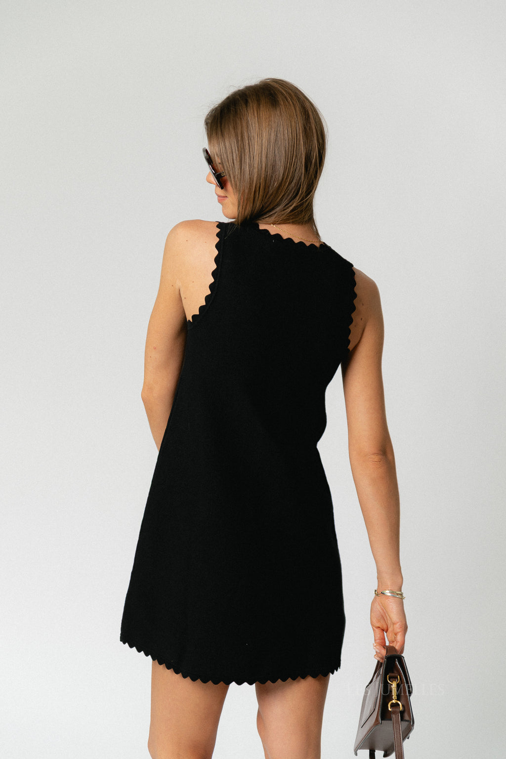 Anusha knit dress black