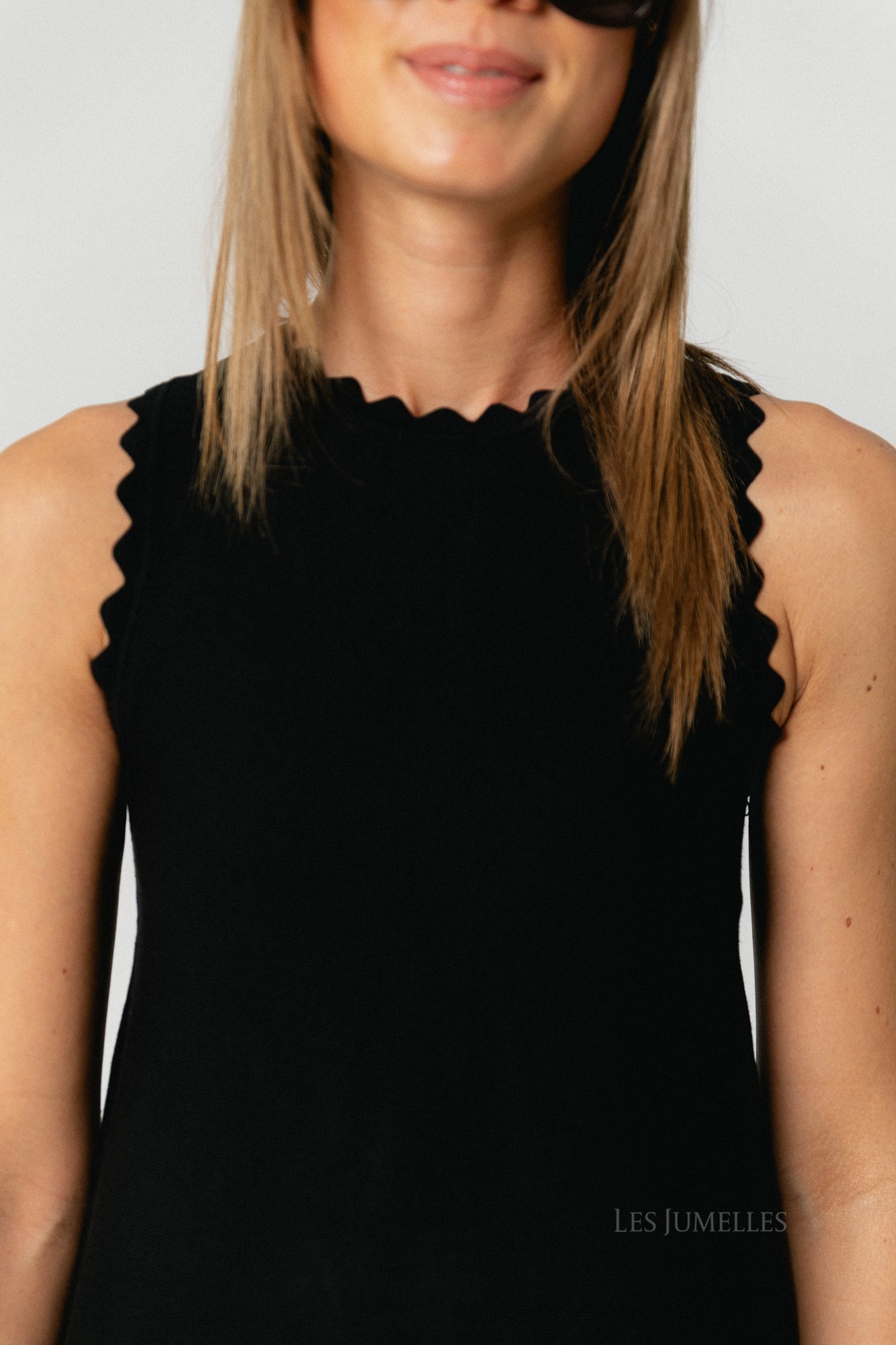 Anusha knit dress black