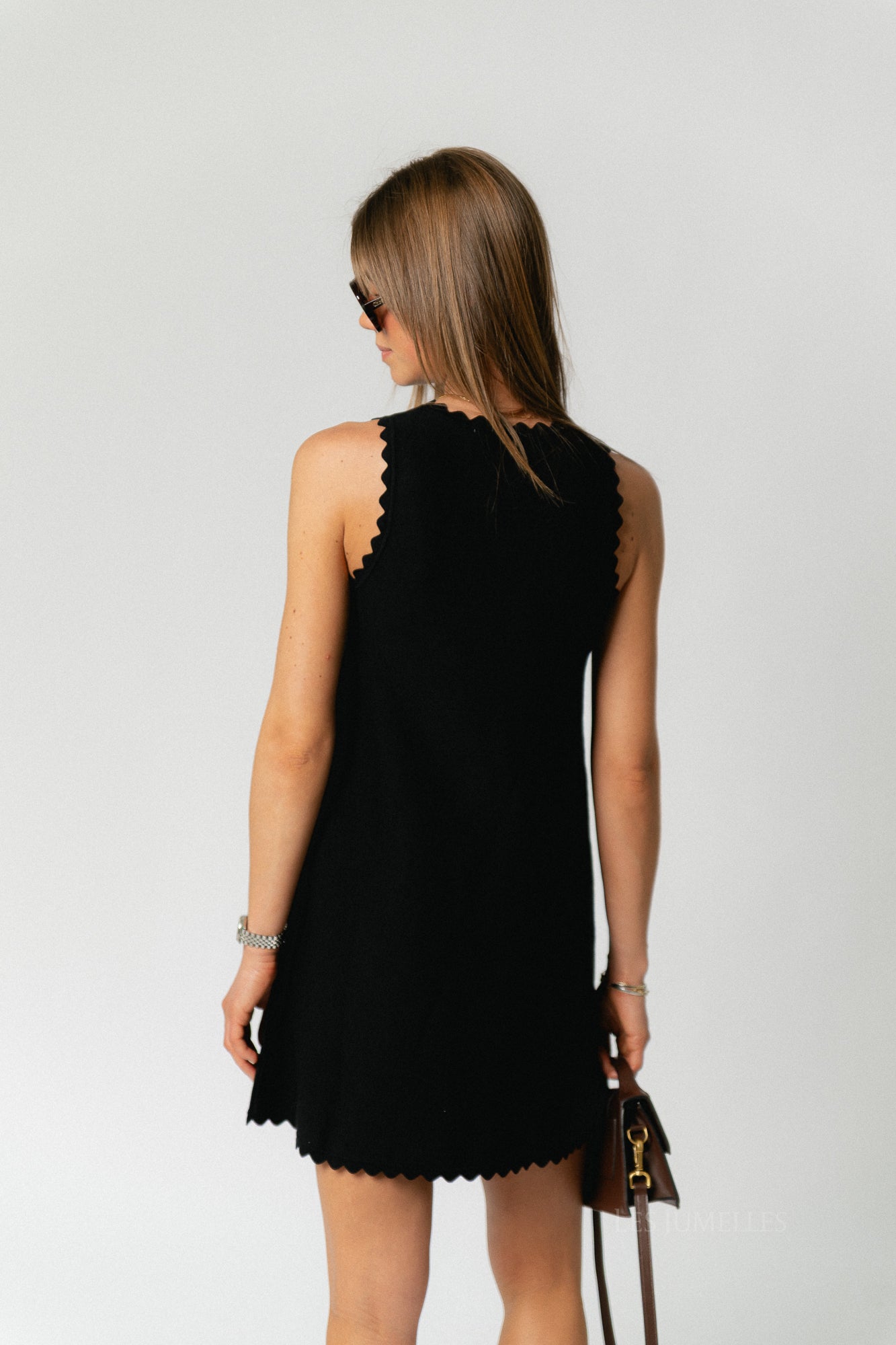 Anusha knit dress black