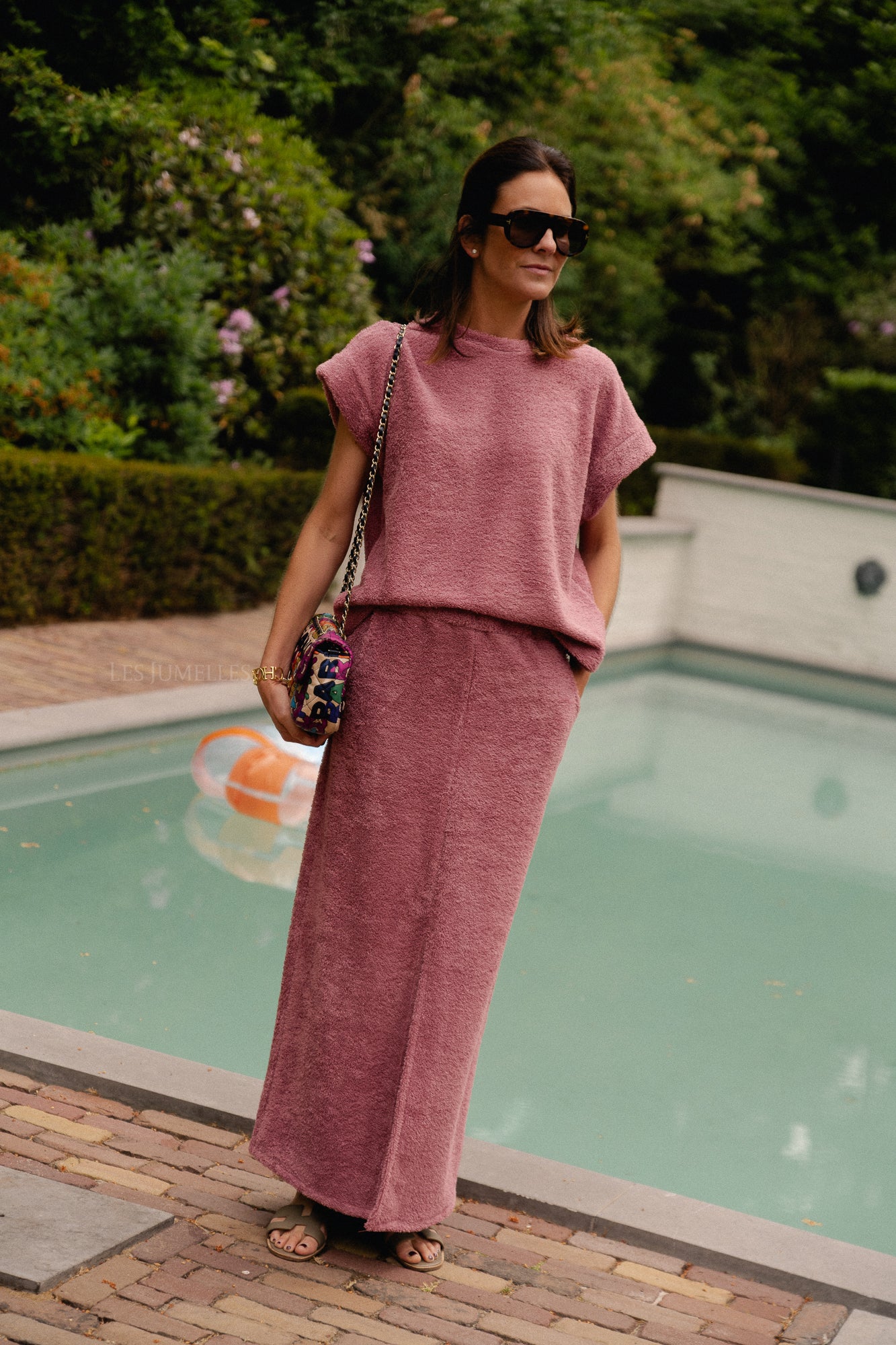 Annabelle terry skirt marsala