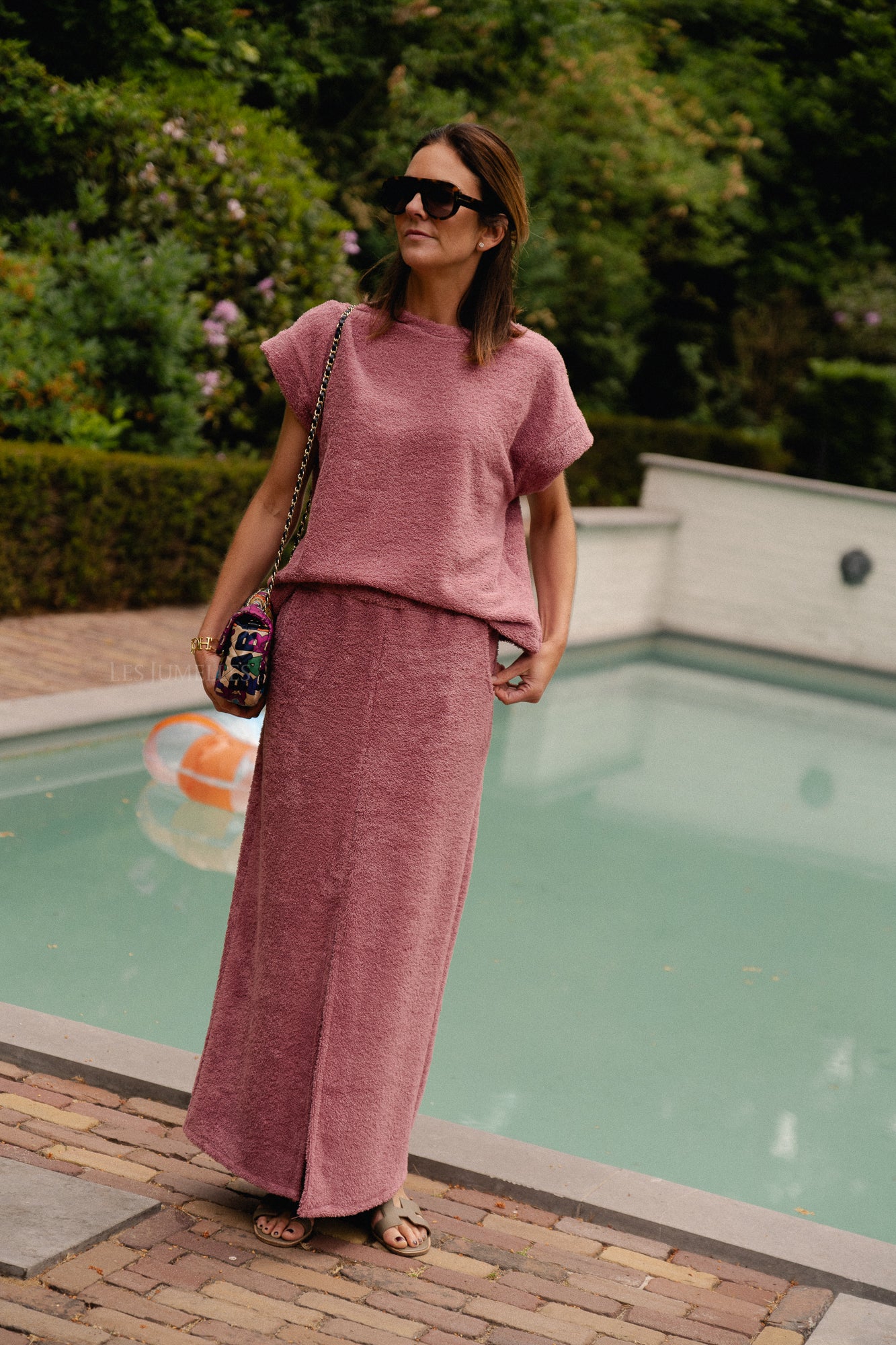 Annabelle terry skirt marsala