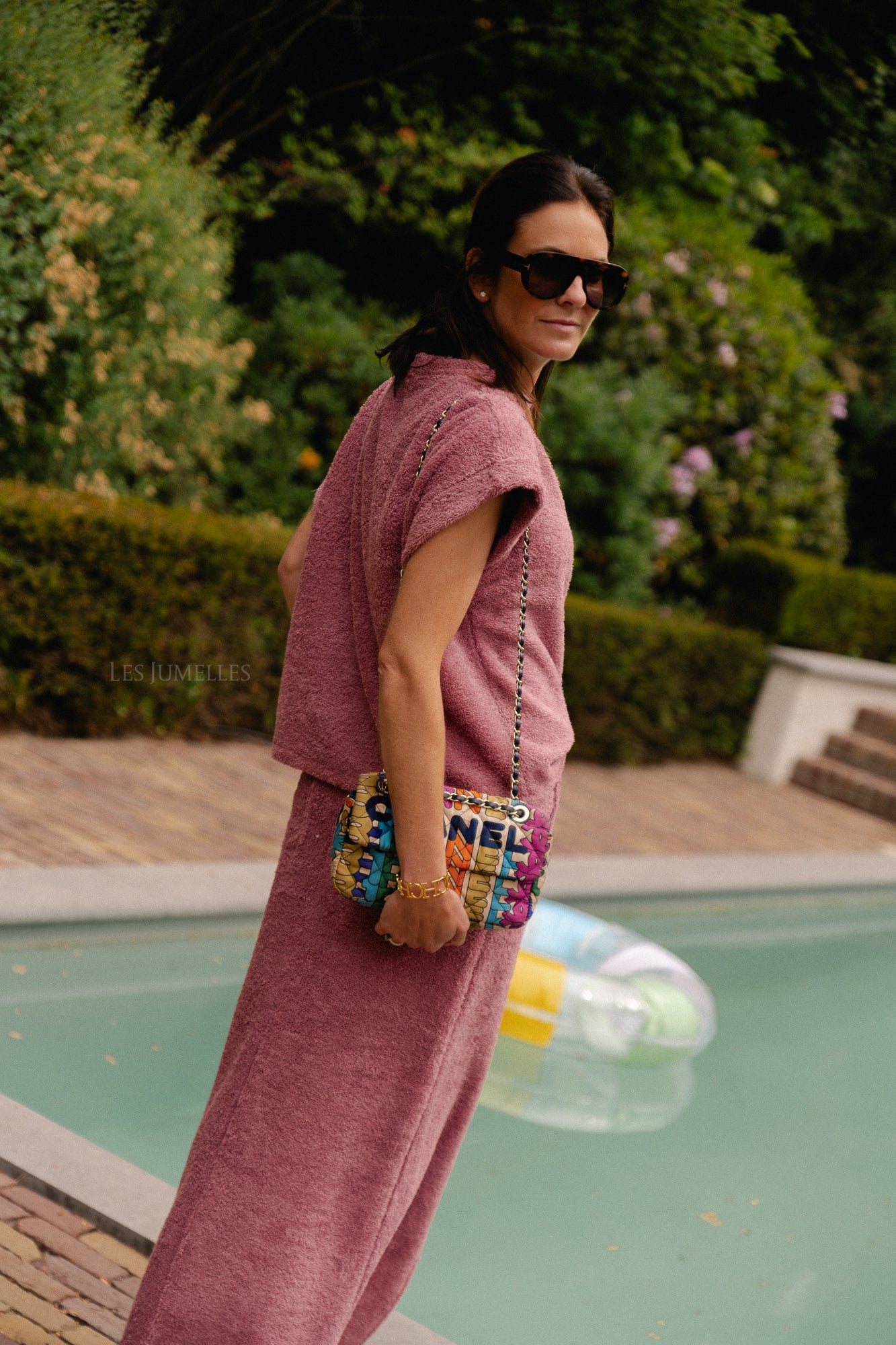 Annabelle SS terry shirt marsala