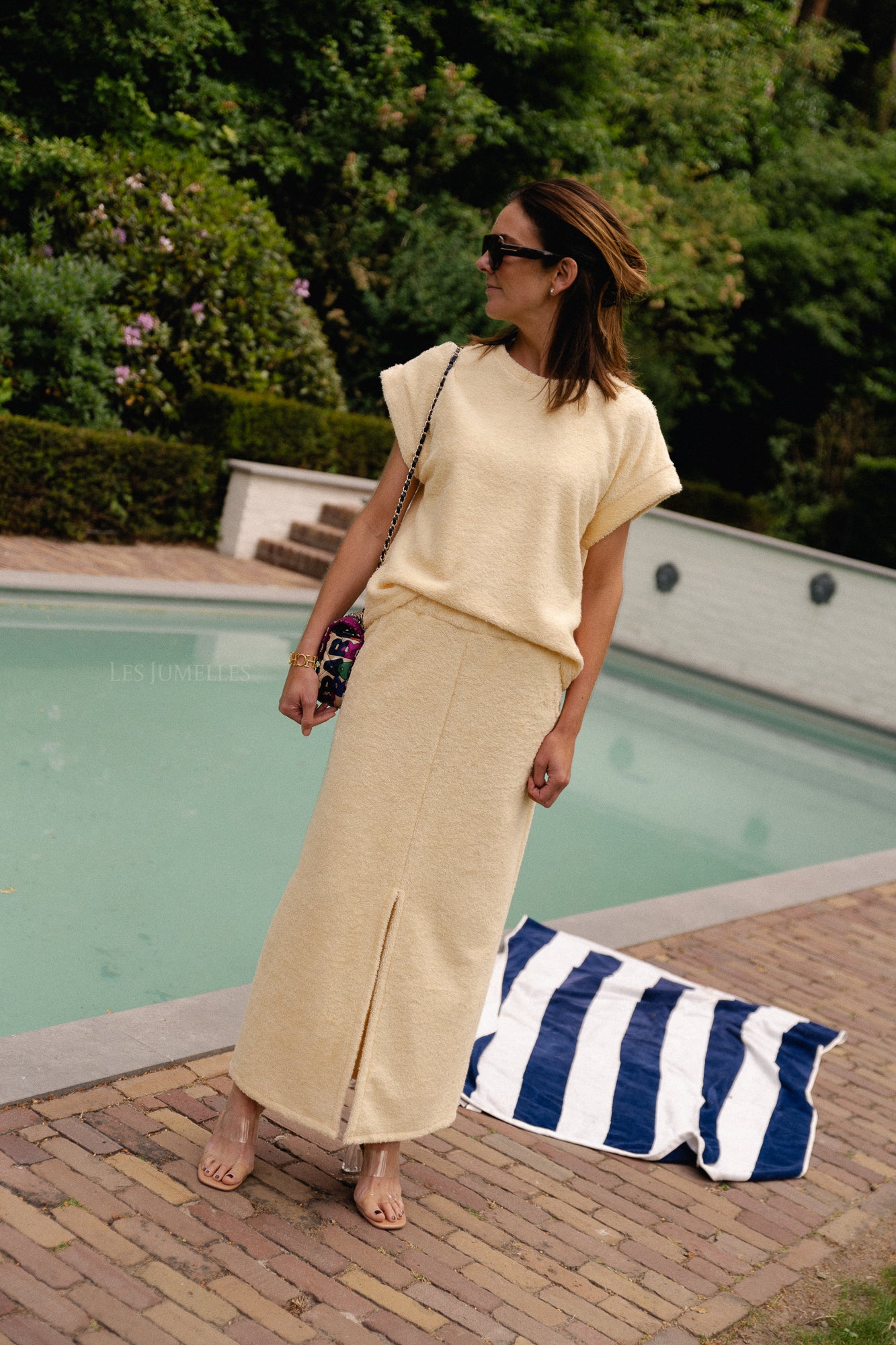 Annabelle SS terry shirt butter yellow