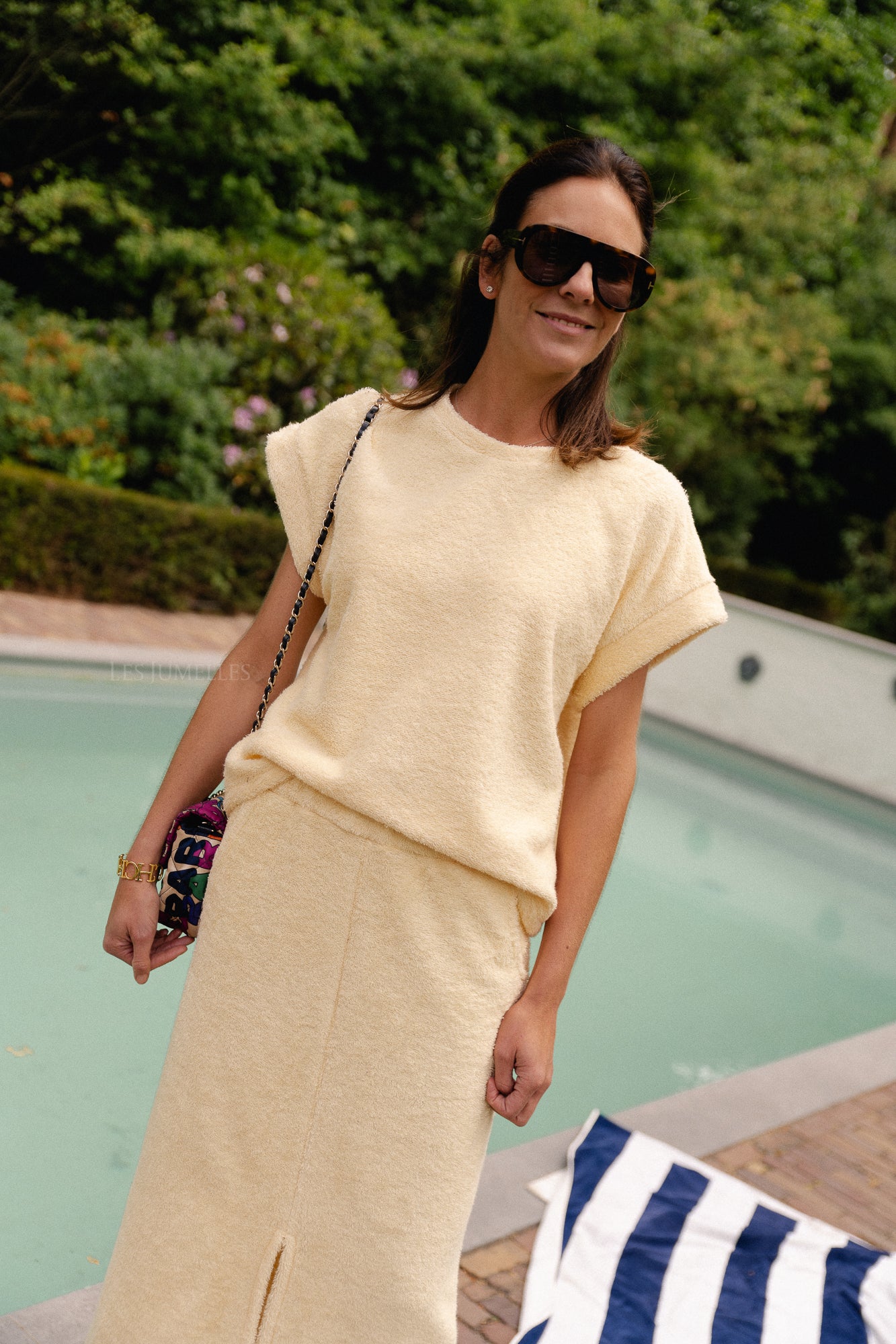 Annabelle SS terry shirt butter yellow