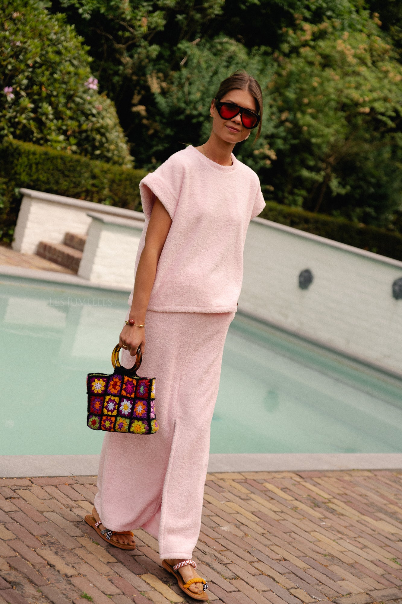 Annabelle SS terry shirt baby pink