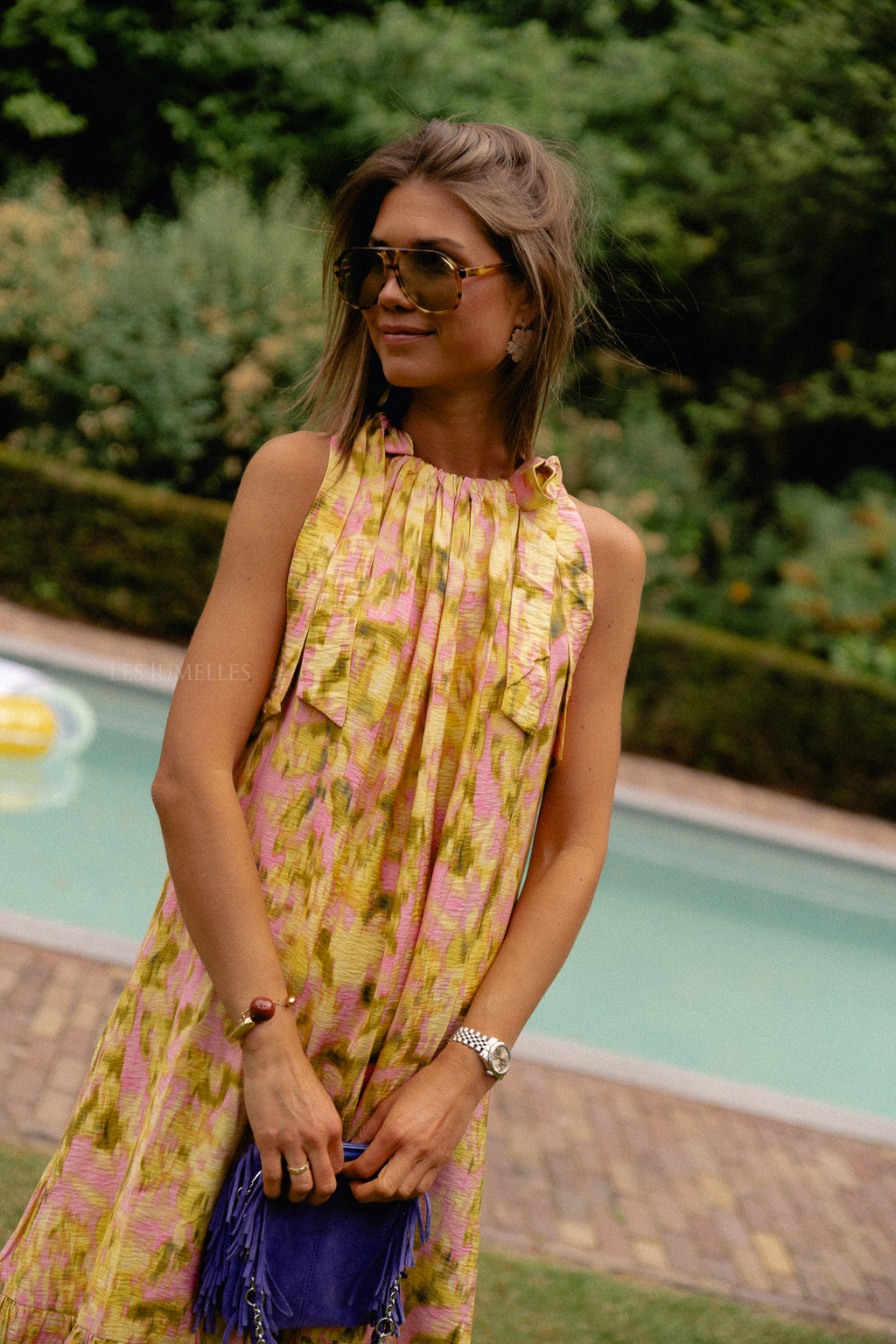 YASMarinna SL ankle dress french vanilla