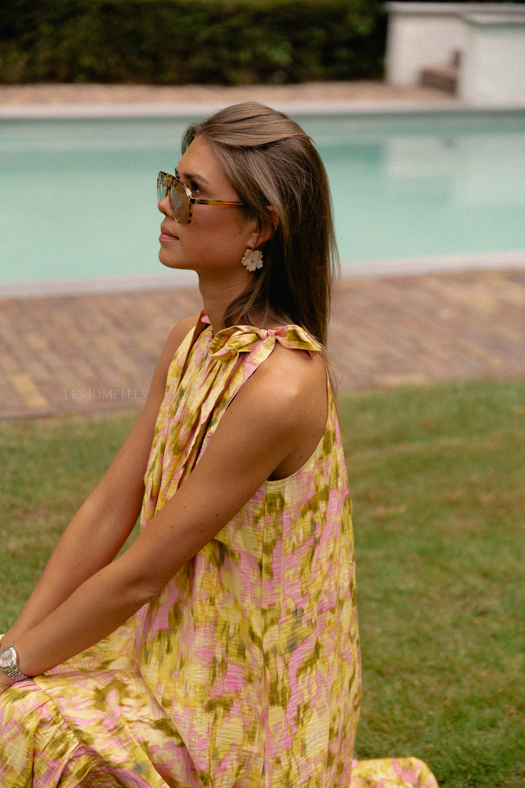 YASMarinna SL ankle dress french vanilla
