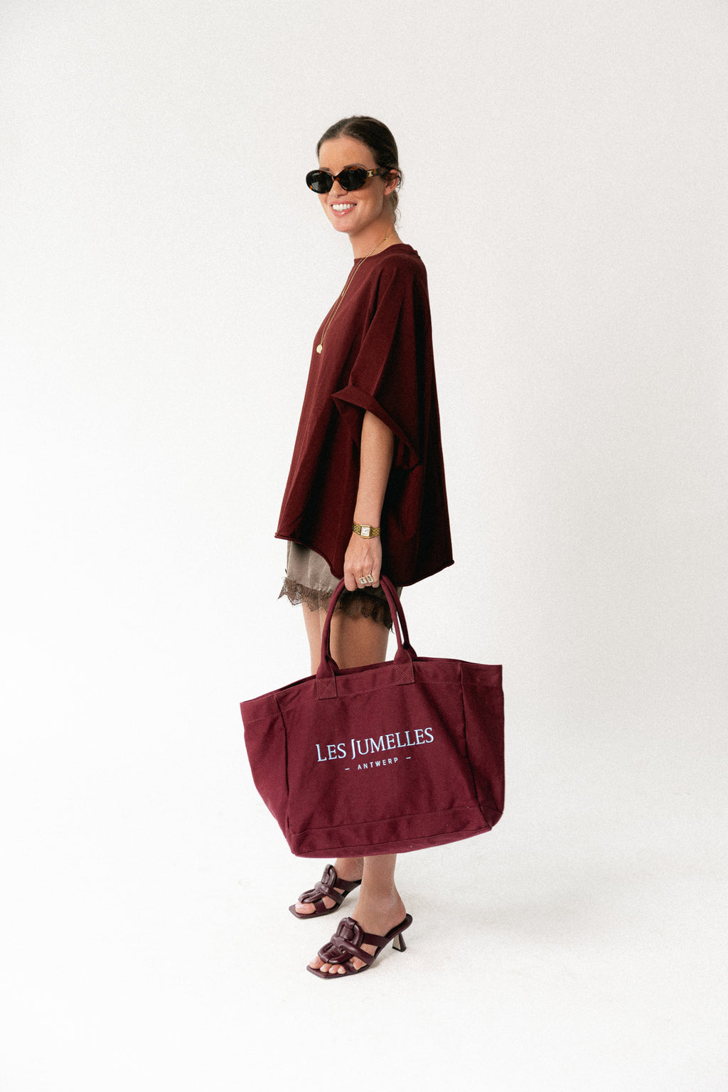 Jeanne T-Shirt burgunderrot