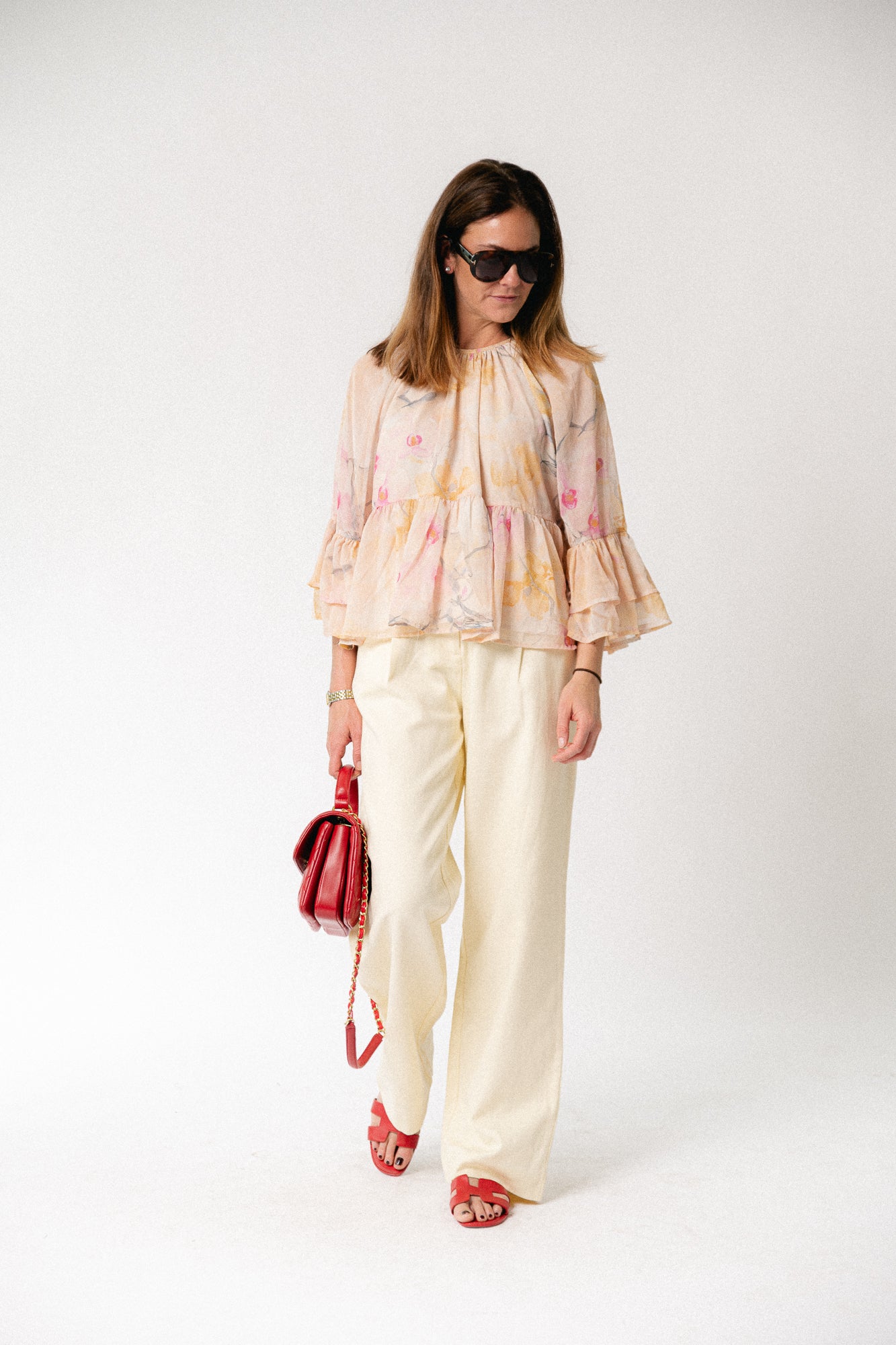 Louisa trousers butter yellow