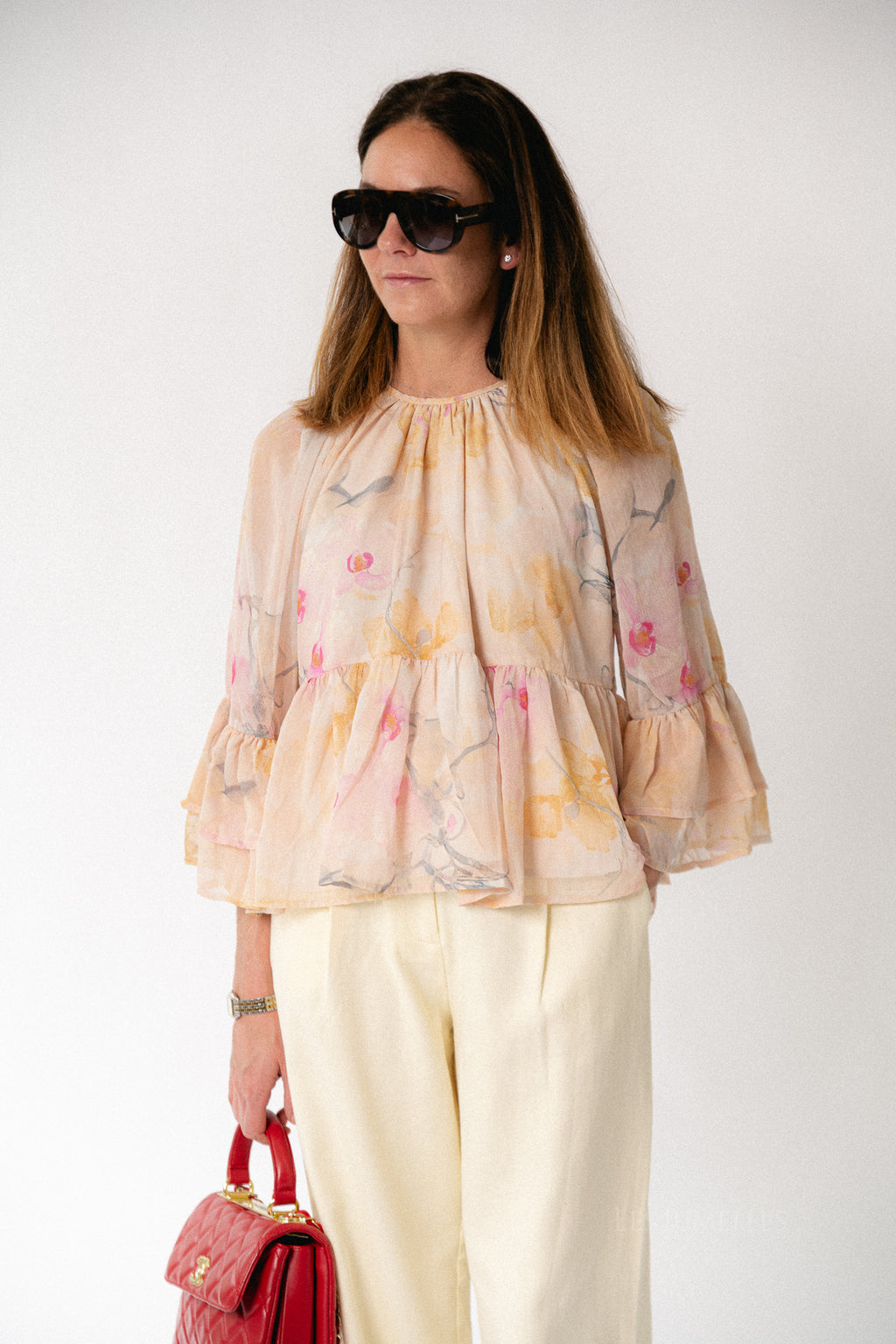 YASBlomina 3/4 top afterglow