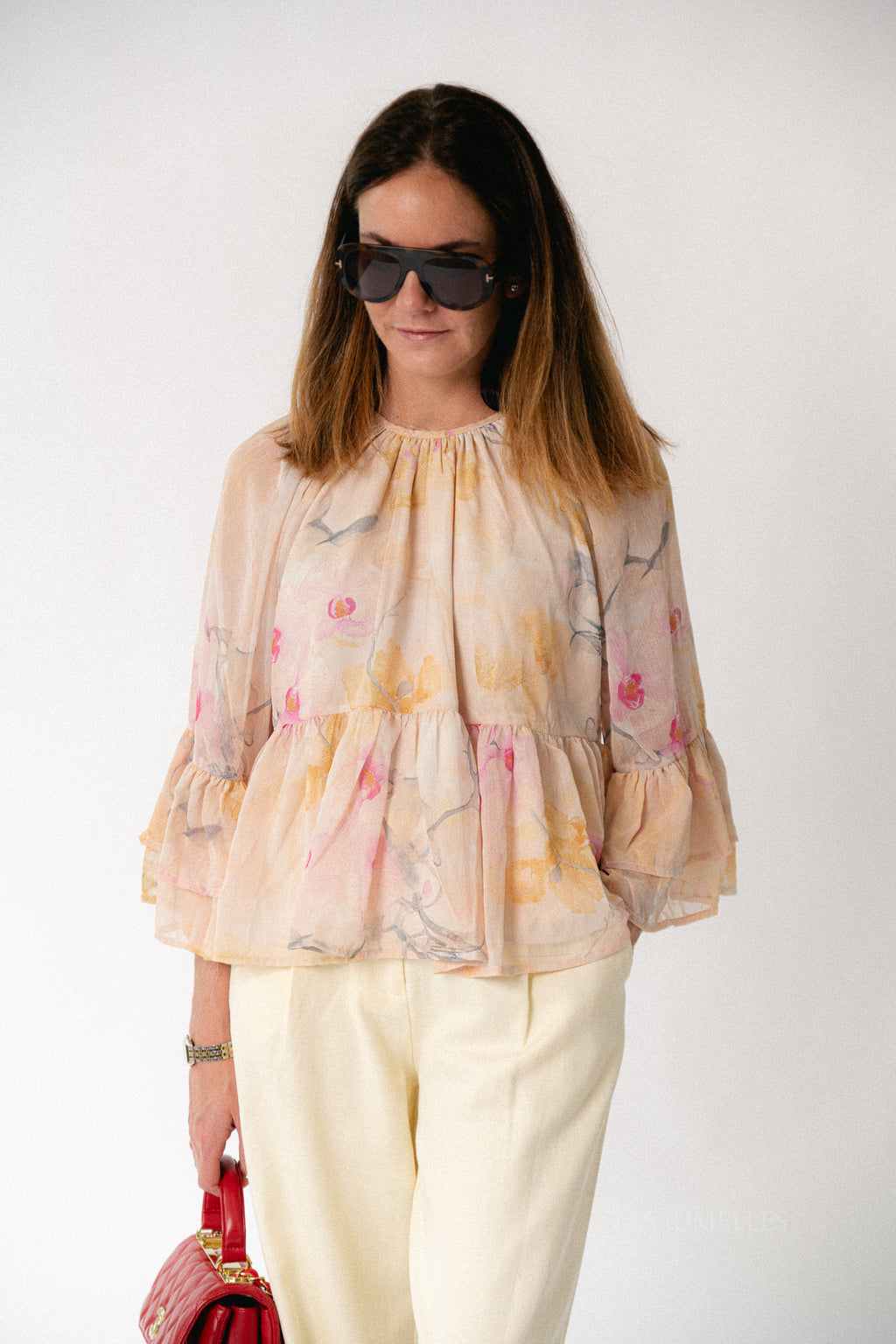 YASBlomina 3/4 top afterglow