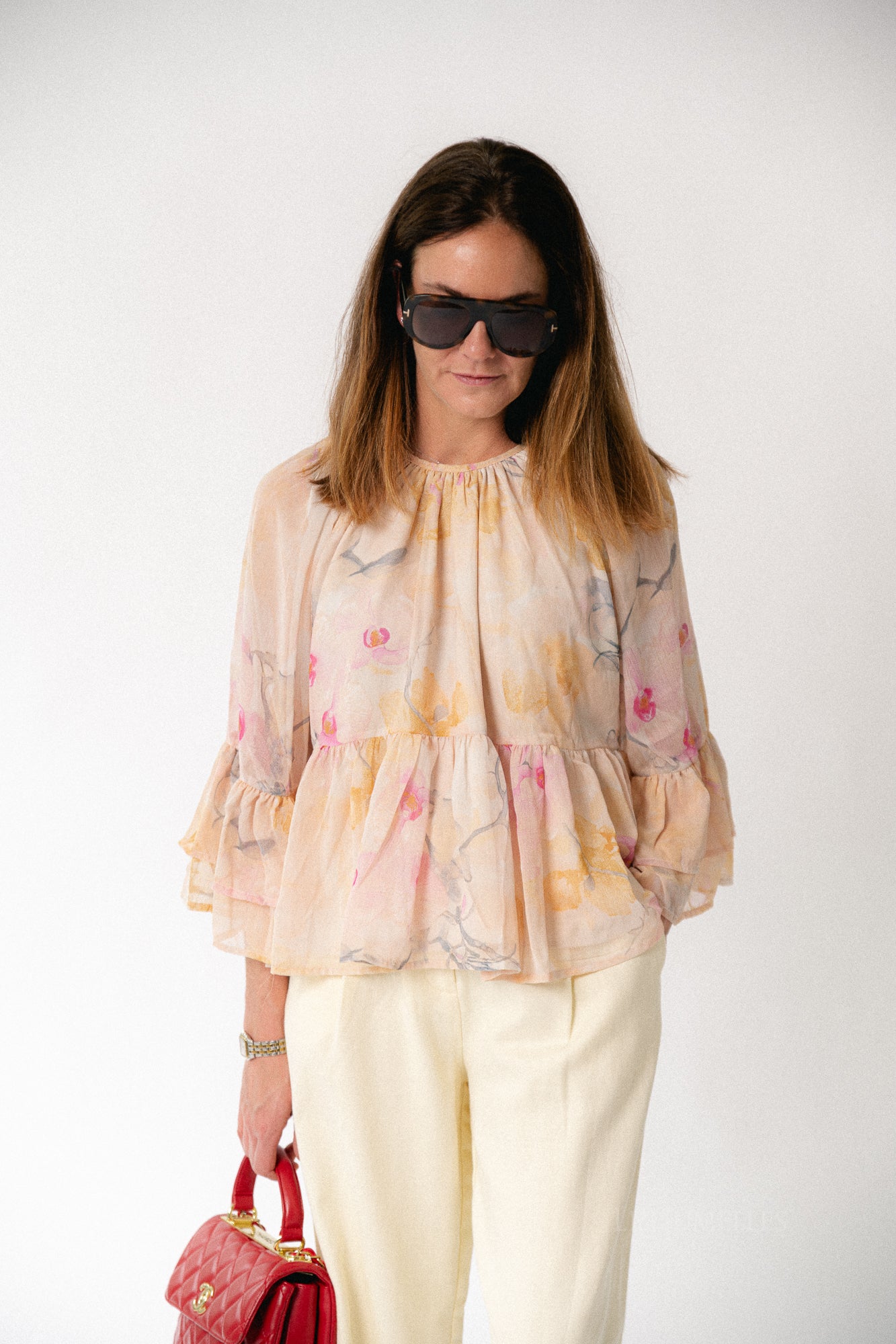 YASBlomina 3/4 top afterglow
