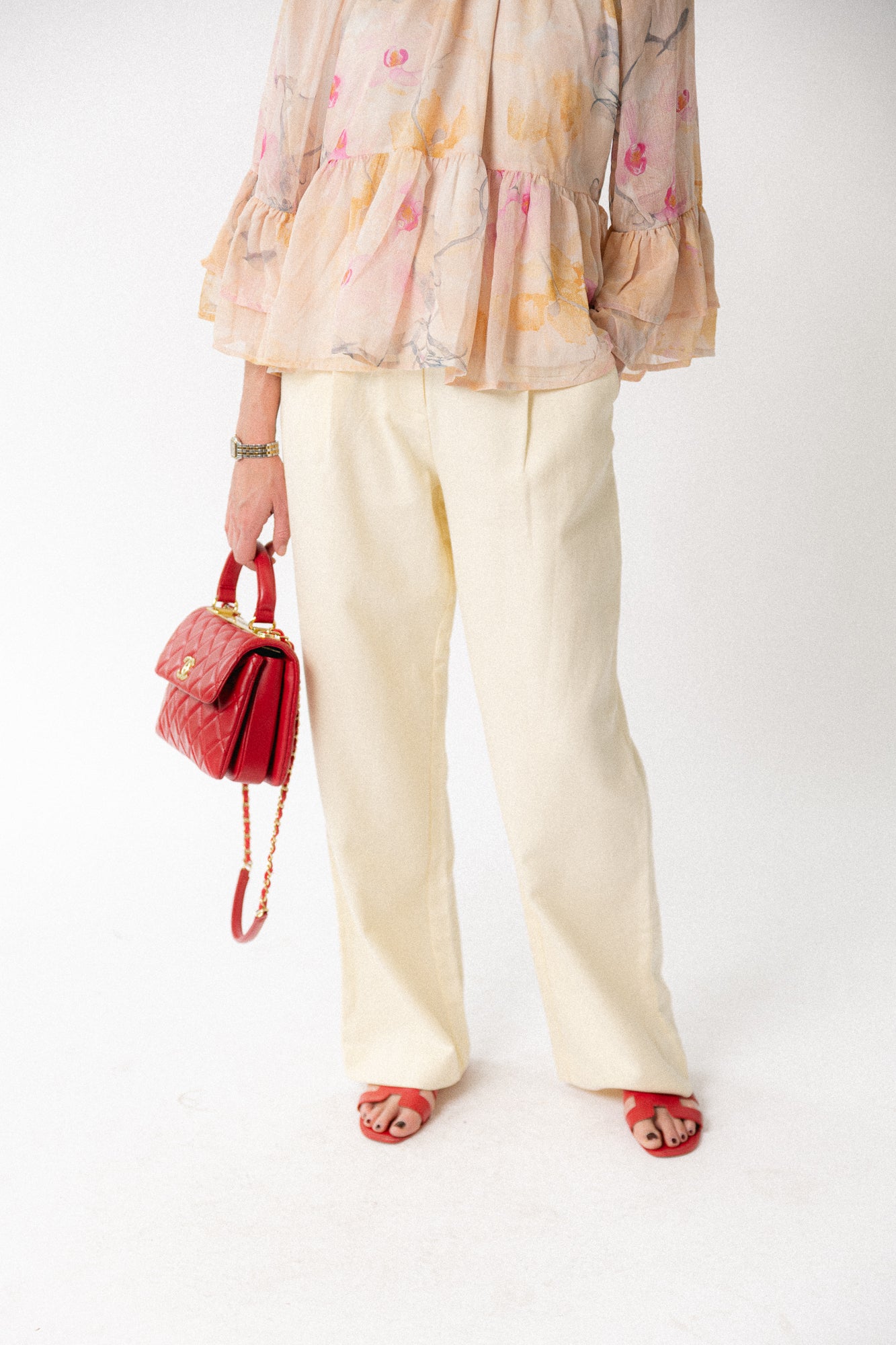 Louisa trousers butter yellow