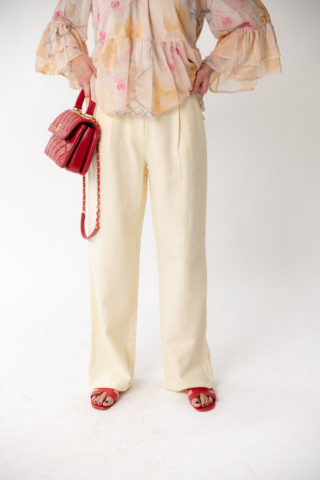 Louisa trousers butter yellow