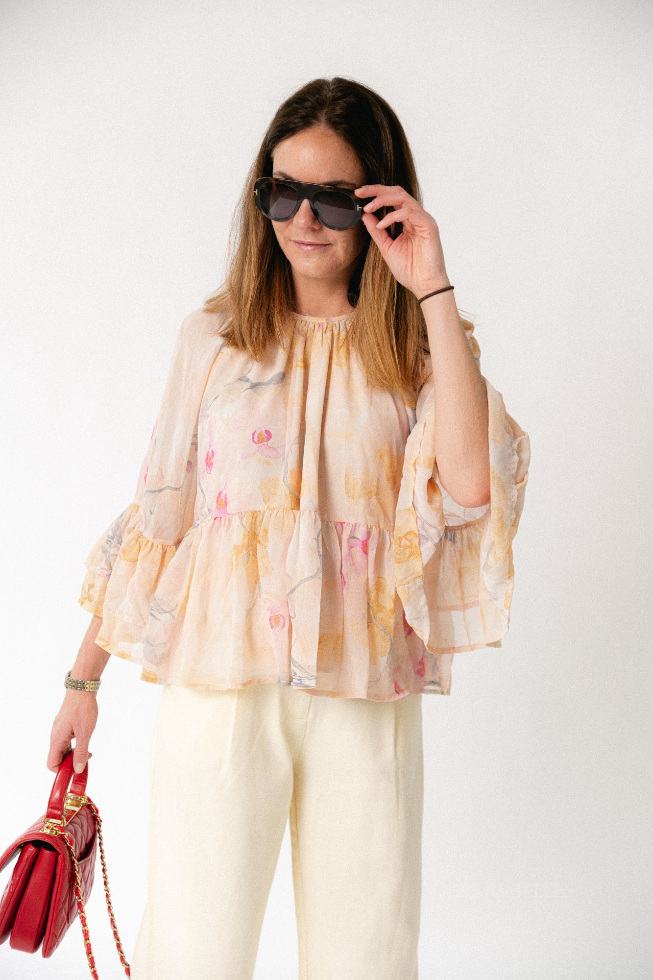YASBlomina 3/4 top afterglow