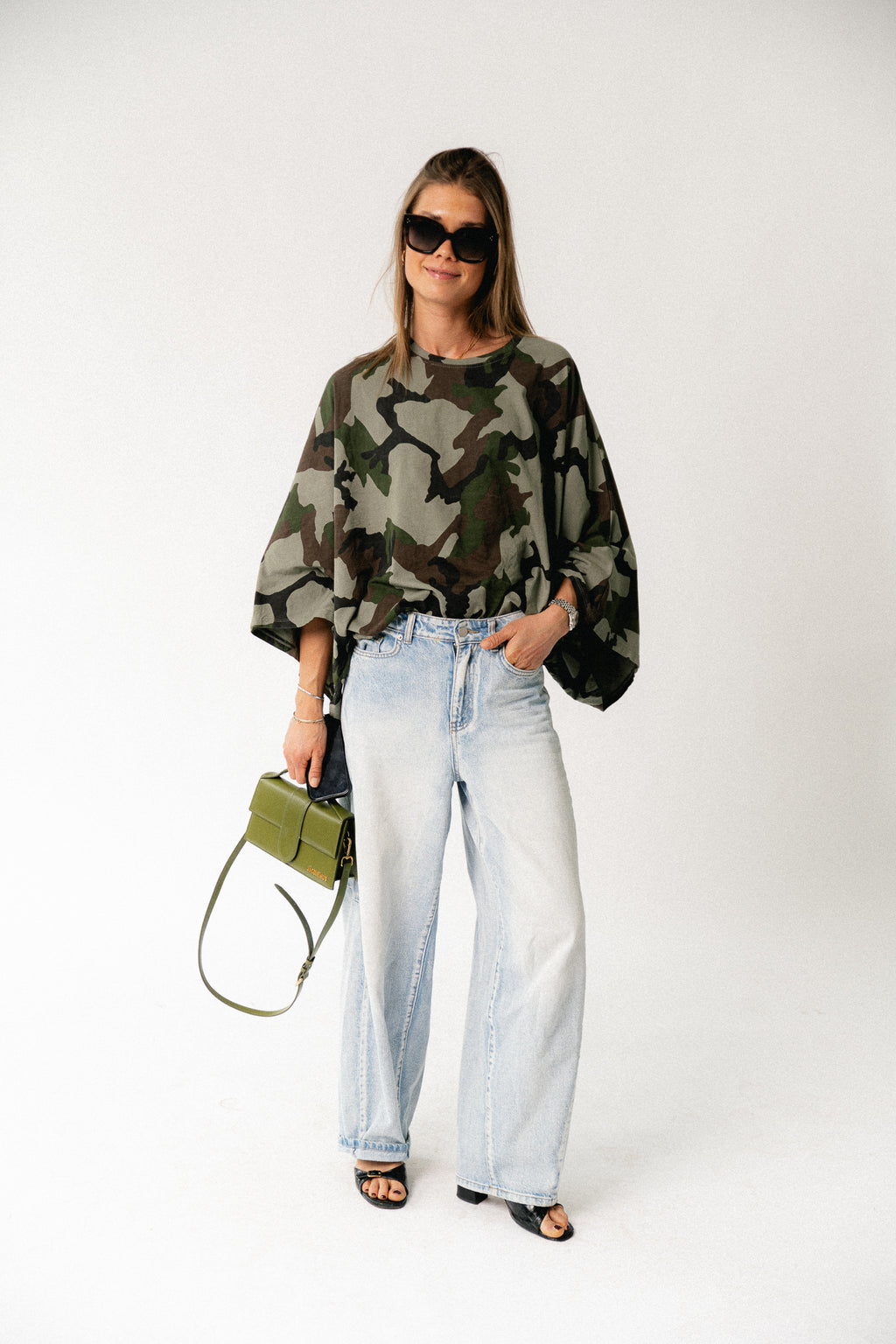 Mila camouflage print shirt