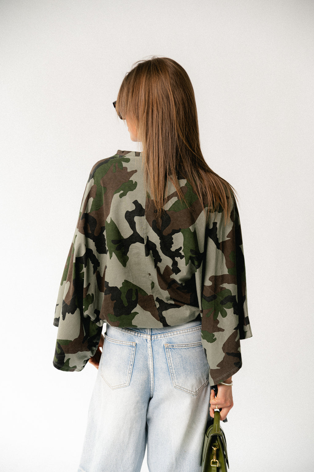 Mila camouflage print shirt